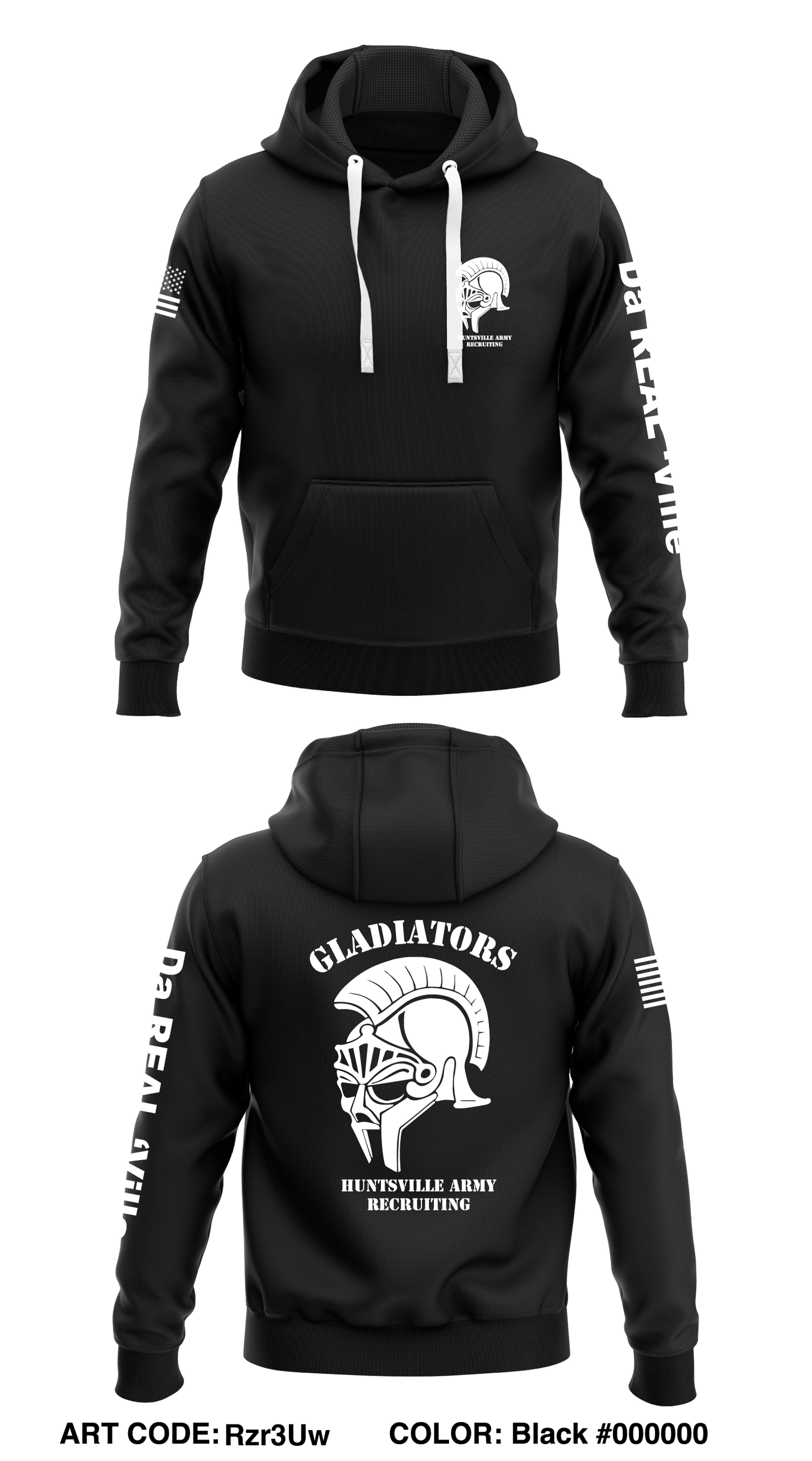 Huntsville Army Recruiting Store 1 Core Men's Hooded Performance Sweatshirt - Rzr3Uw
