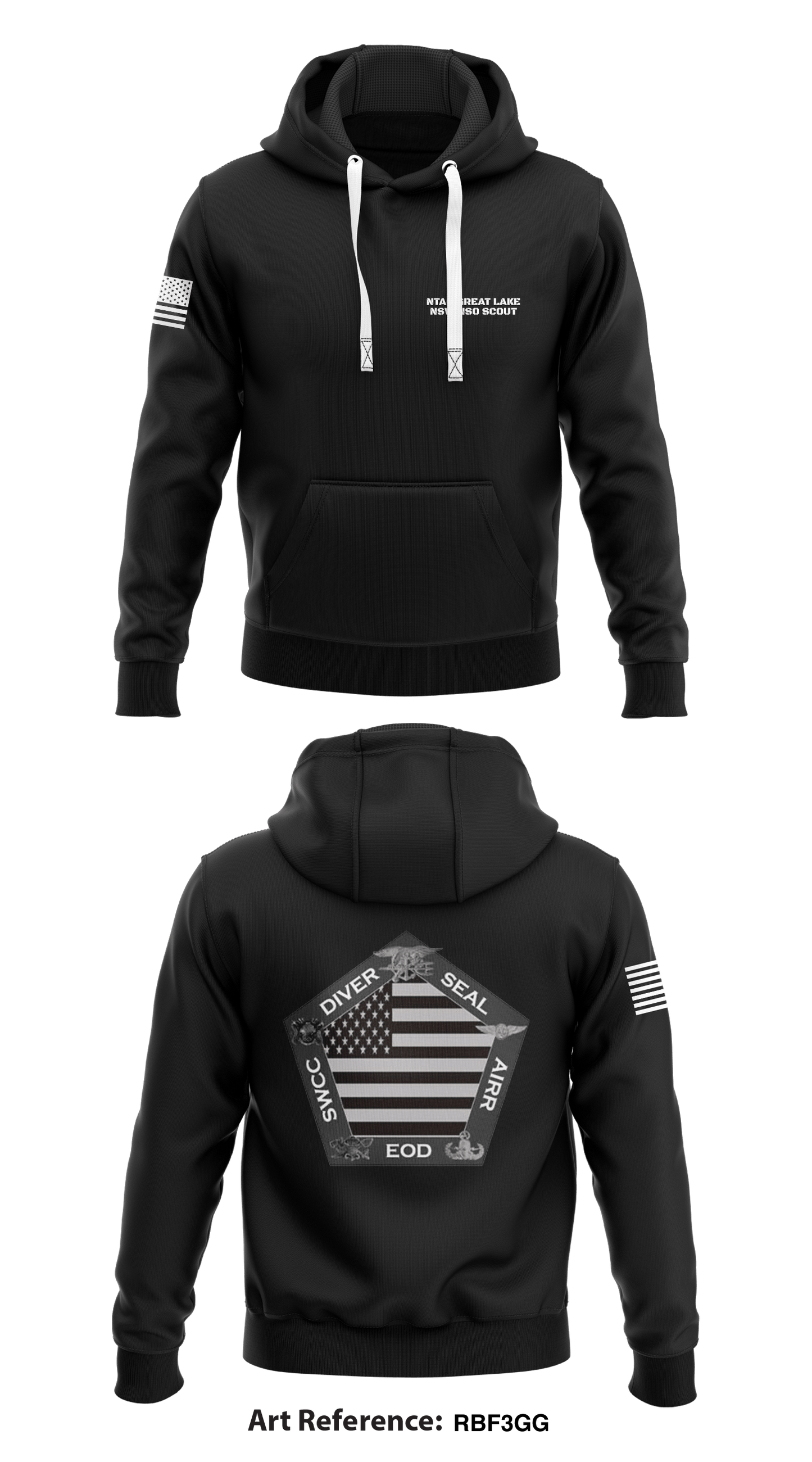 NTAG Great Lakes NSW/NSO Core Men's Hooded Performance Sweatshirt - rbF3gG