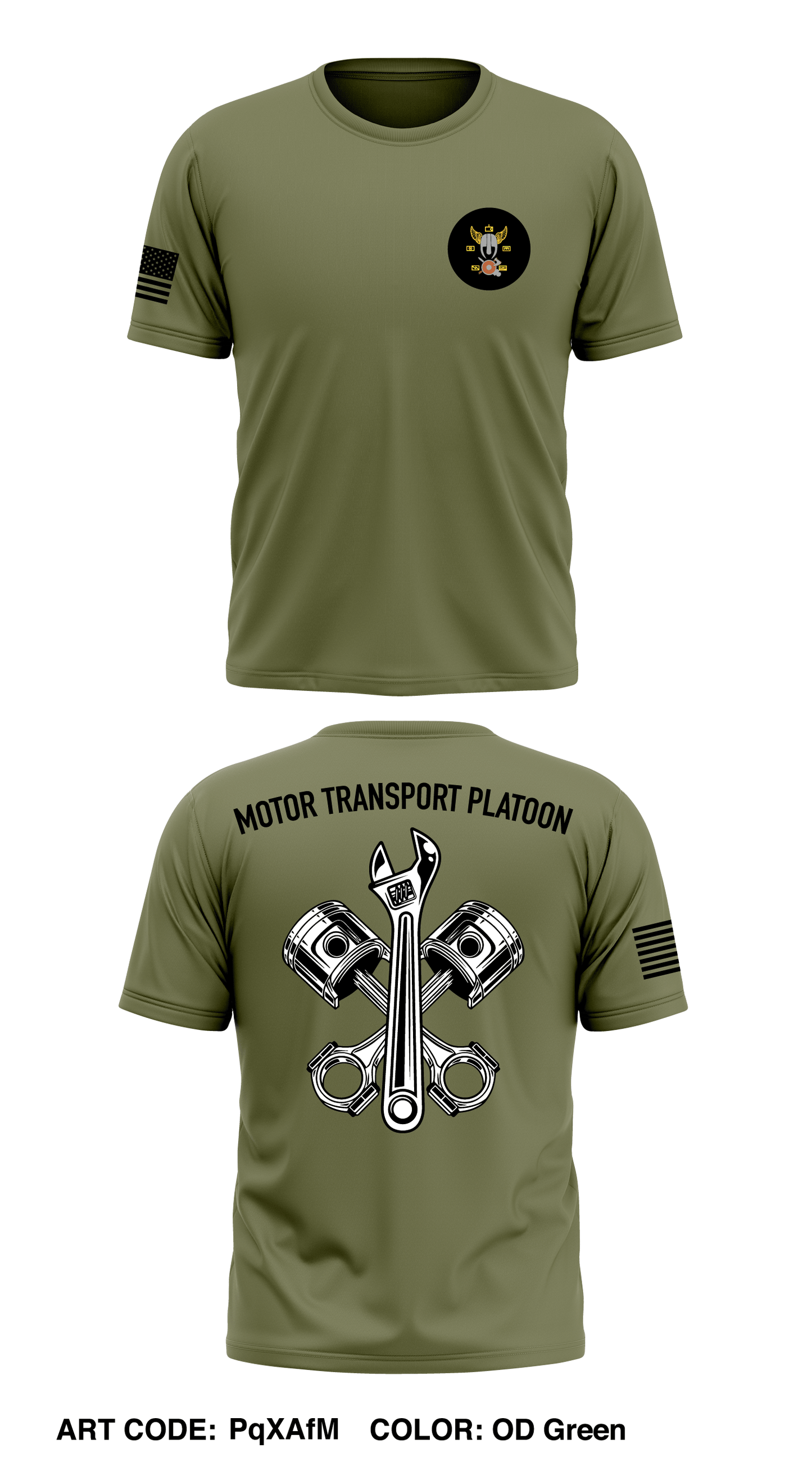 I MEF Support Battalion, Combat Service Support Company, Motor Transport Platoon Store 1 Core Men's SS Performance Tee - PqXAfM