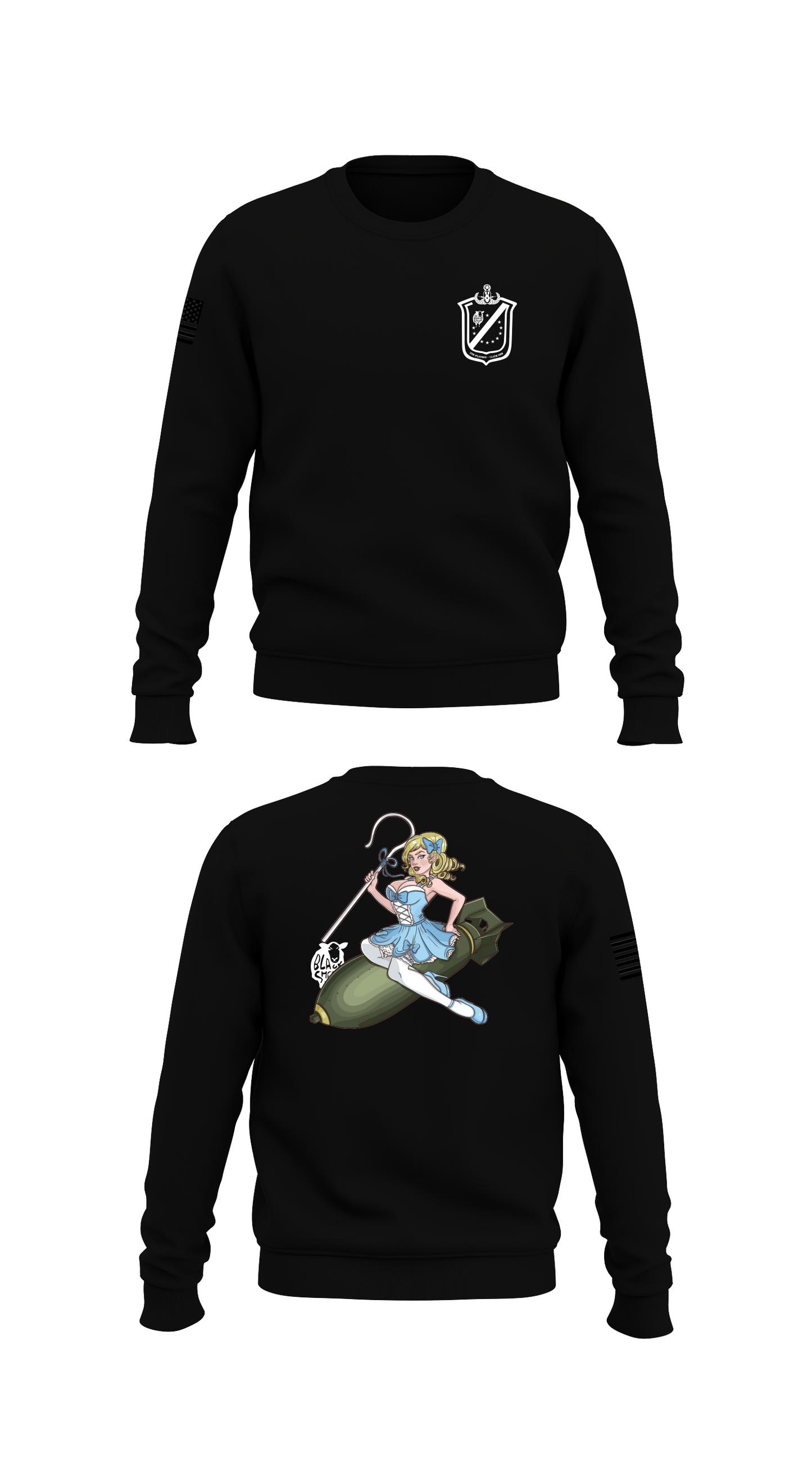 754th EOD (2nd Platoon) Store 1 Core Men's Crewneck Performance Sweatshirt - 82208589825