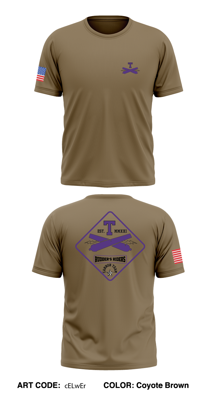 Rudder's Ridders Cannon Team Store 1 Core Men's SS Performance Tee - cELwEr