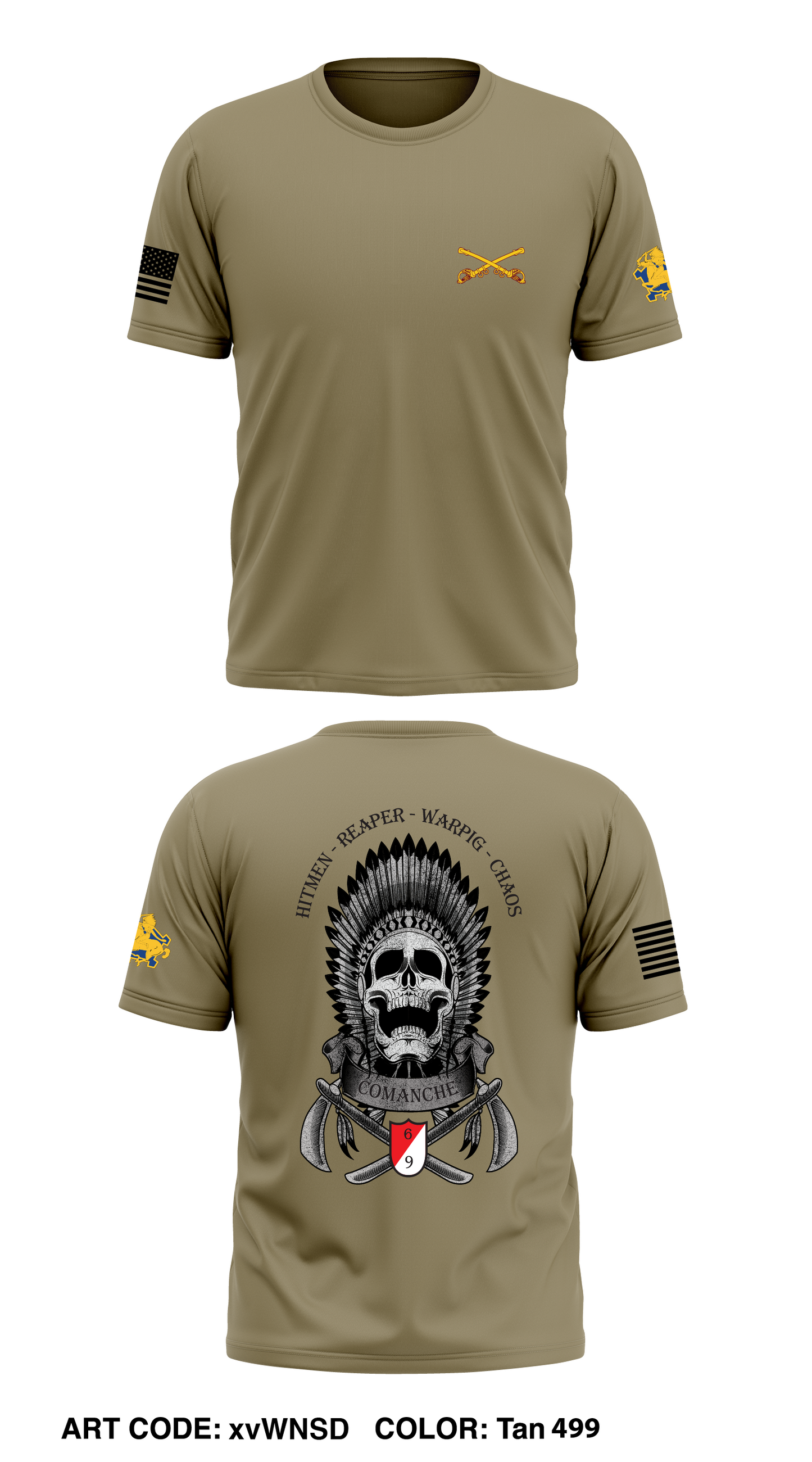 C TRP, 6-9 CAV 3ABCT, 1CD Store 1 Core Men's SS Performance Tee - xvWNSD