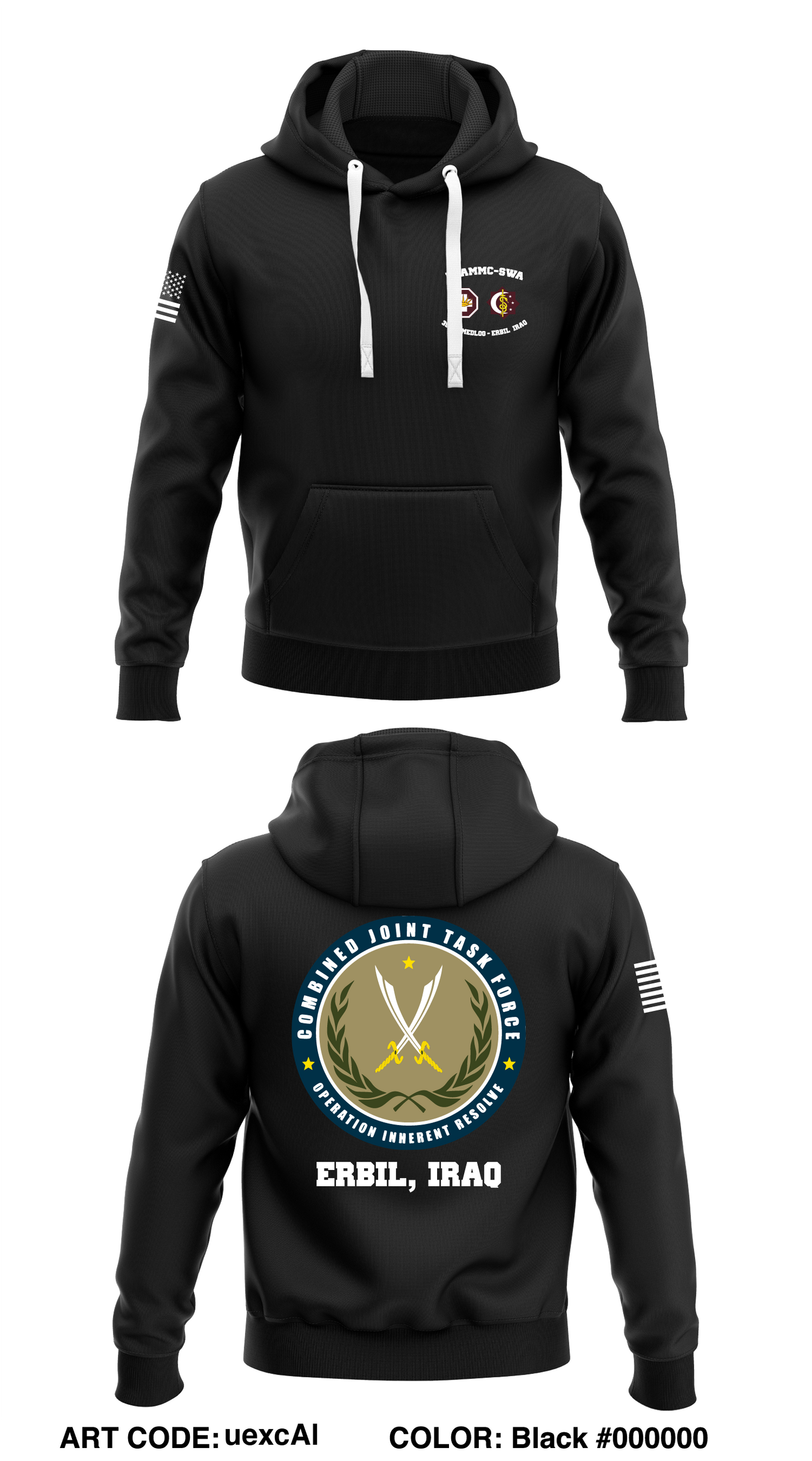 393rd MLC, Iraq FLE Store 1 Core Men's Hooded Performance Sweatshirt - uexcAl