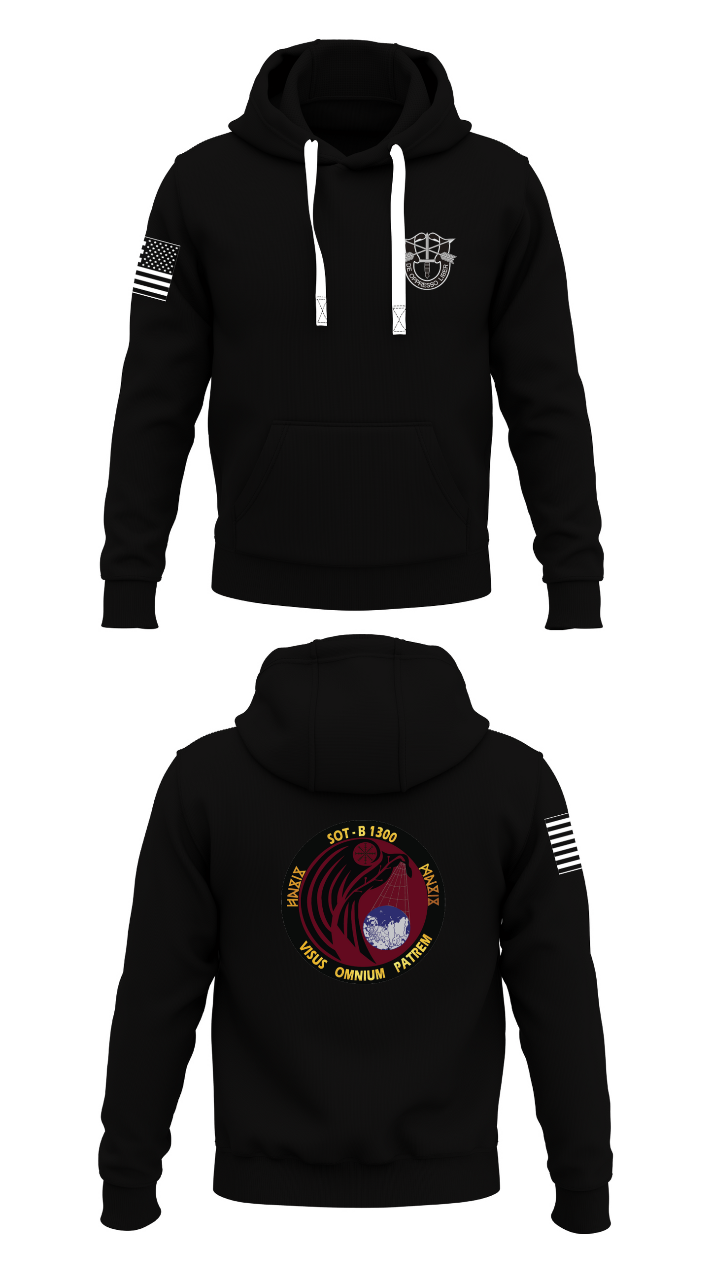 3rd BN - 1st Special Forces Group Store 1 Core Men's Hooded Performance Sweatshirt - 63552660176