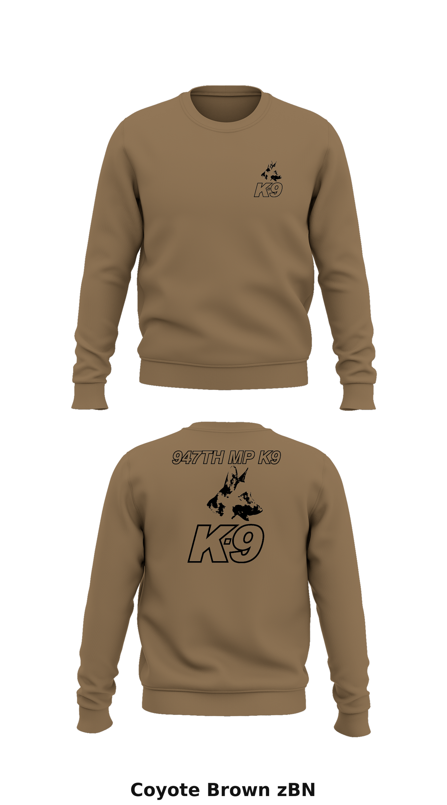 947th MP K9 Store 2 Core Men's Crewneck Performance Sweatshirt - zBN