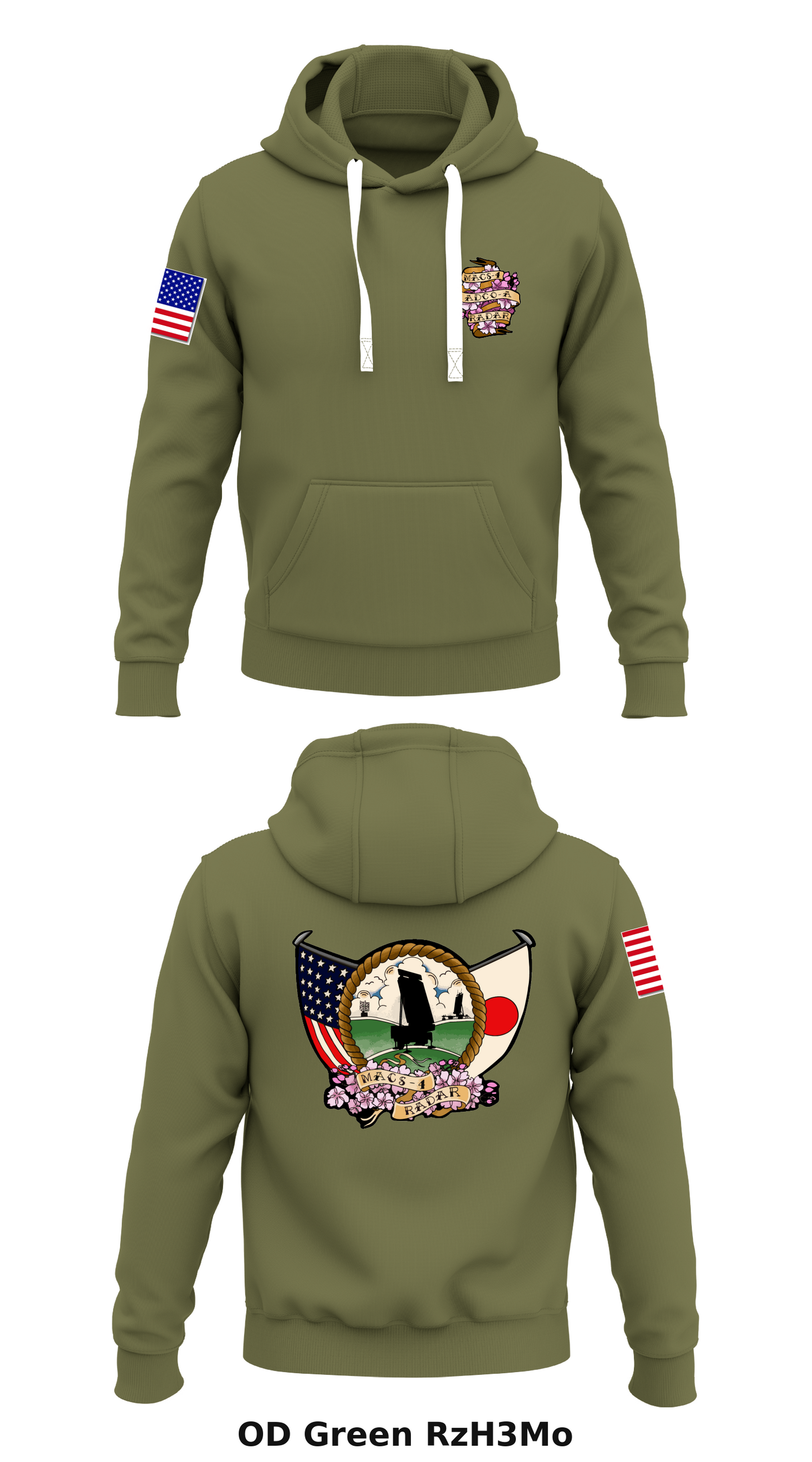 MACG-18 MACS-4 ADCO-A Store 1 Core Men's Hooded Performance Sweatshirt - RzH3Mo