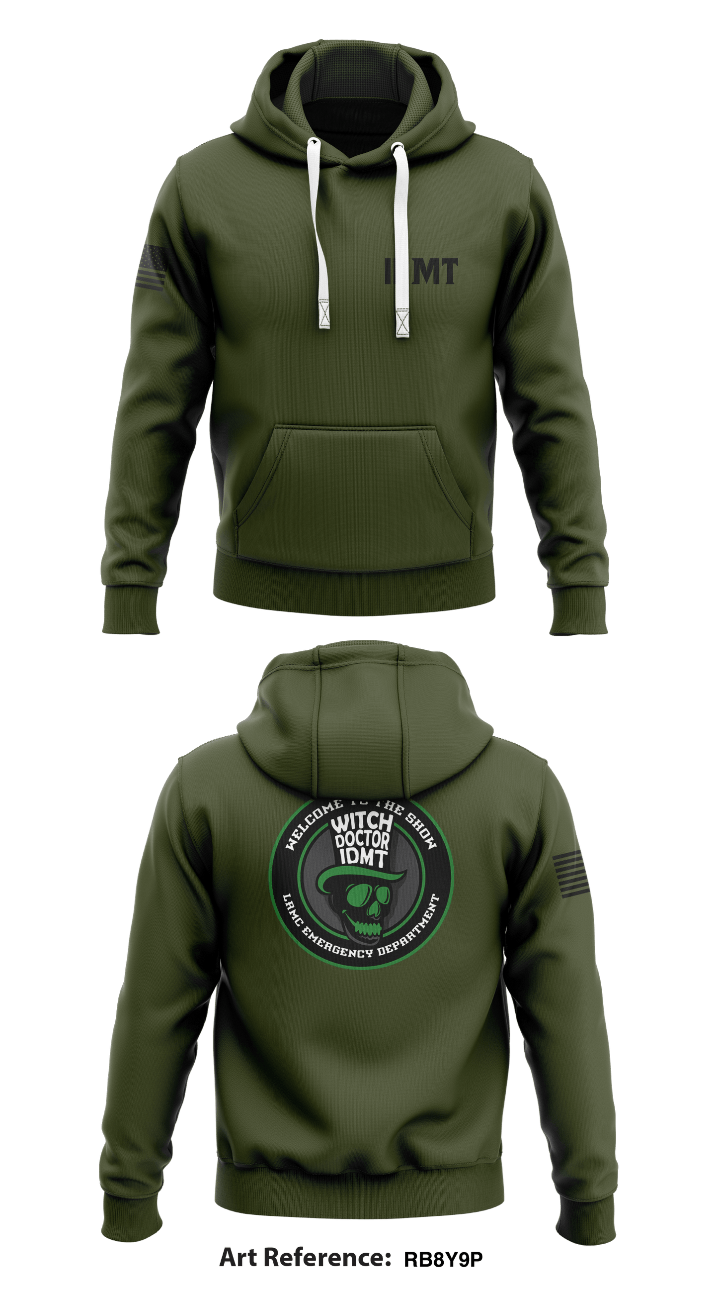 LRMC Emergency Department Store 1 Core Men's Hooded Performance Sweatshirt - RB8Y9p
