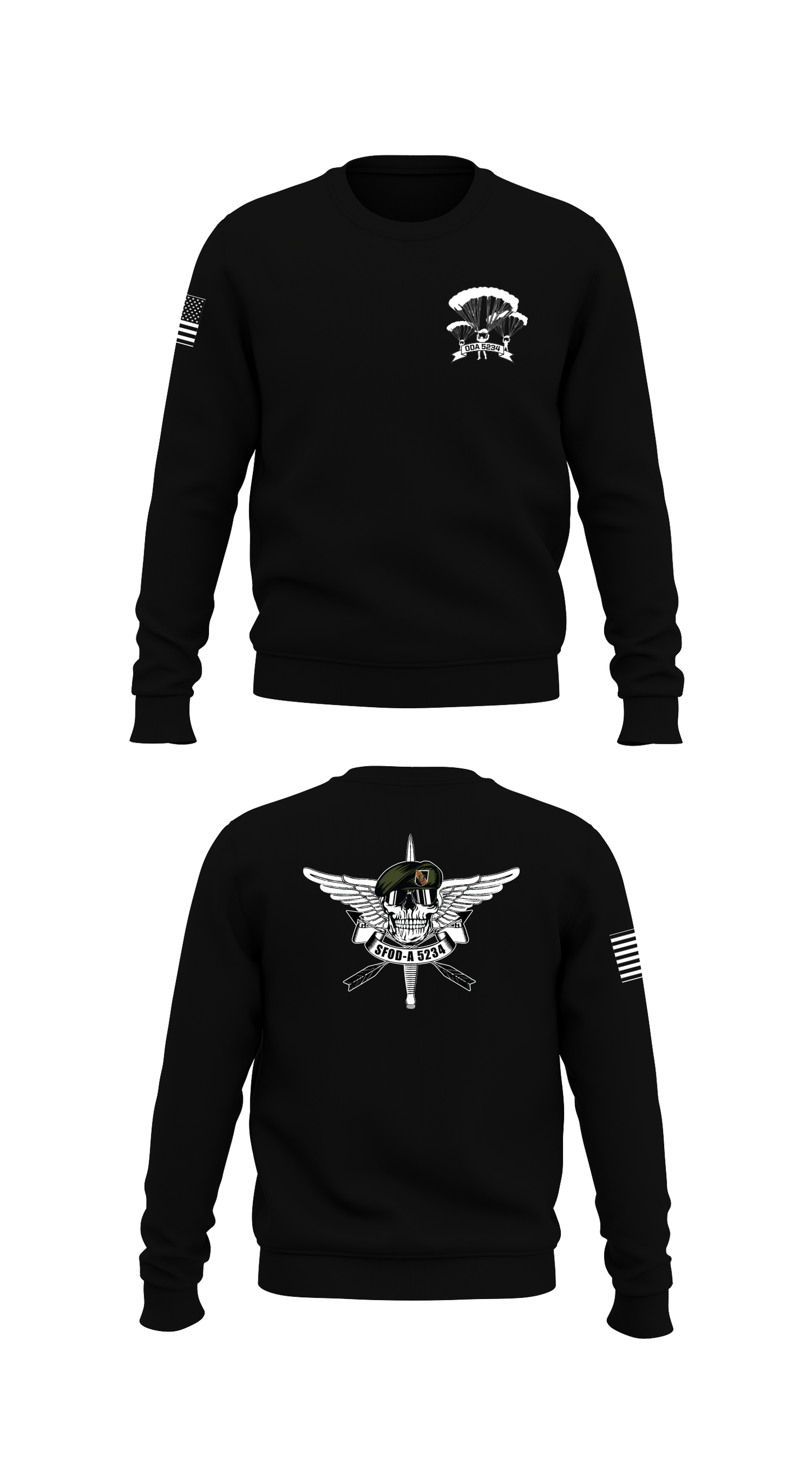 ODA 5234 Store 1 Core Men's Crewneck Performance Sweatshirt - q'S