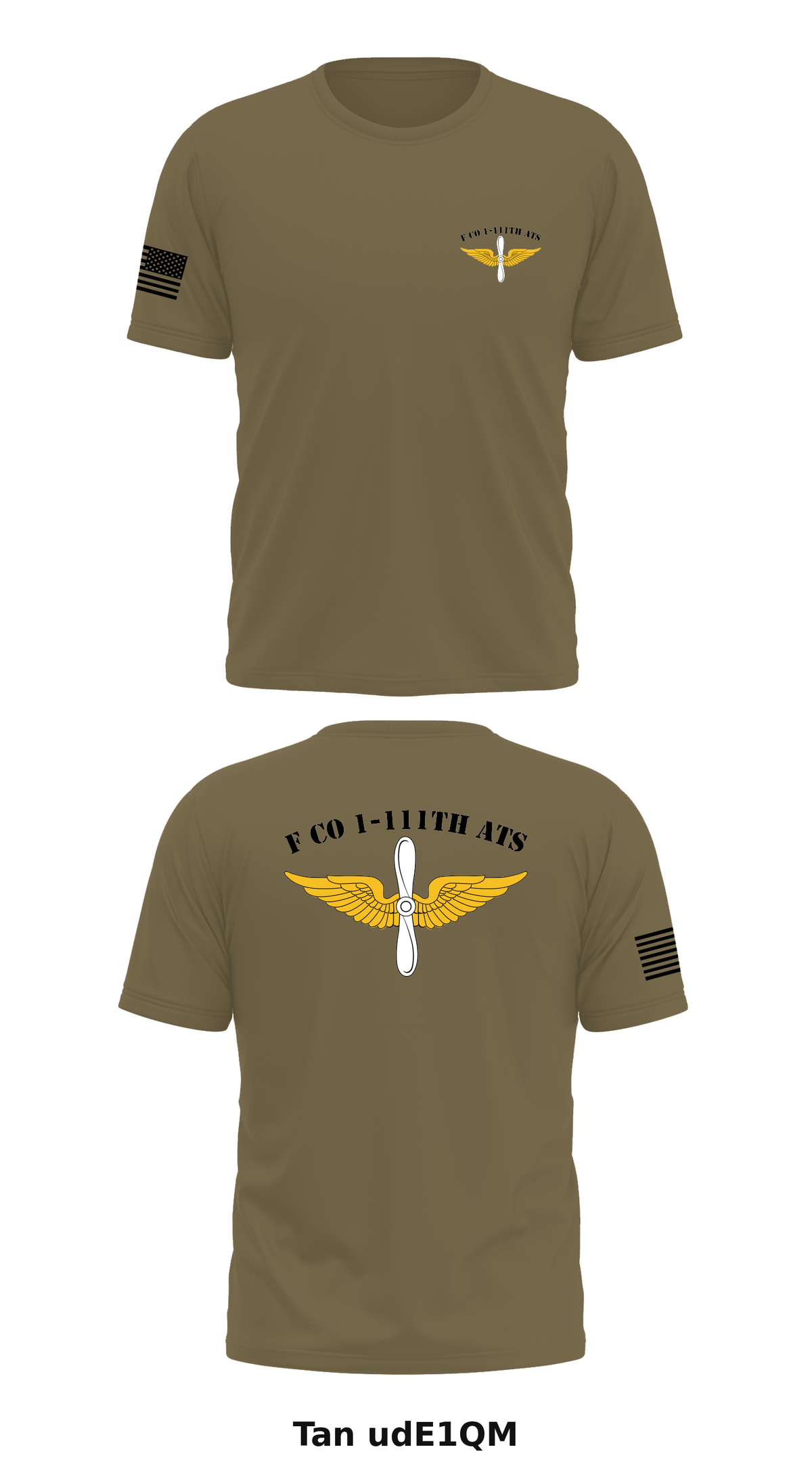 F Co 1-111th ATS Store 1 Core Men's SS Performance Tee - udE1QM