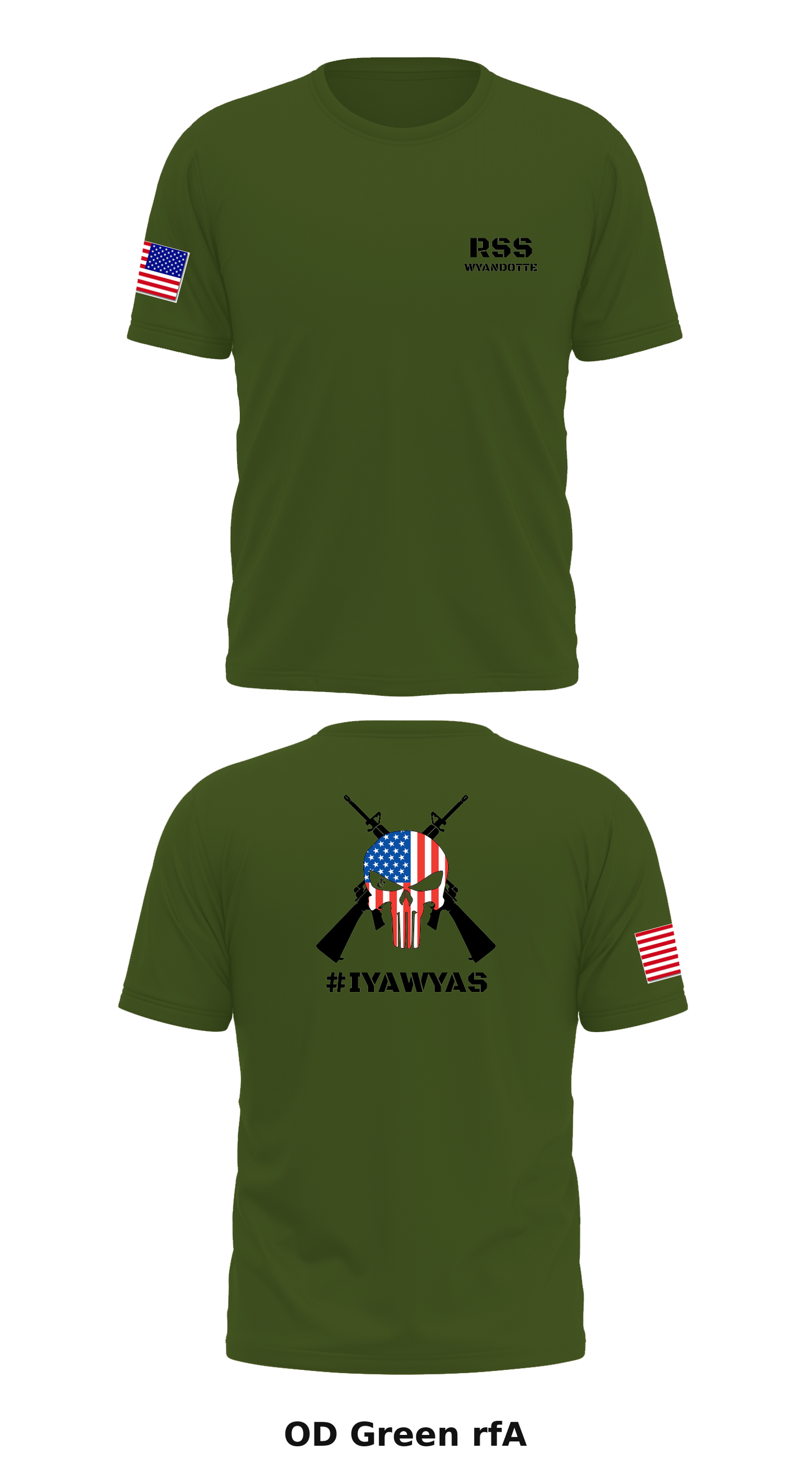 Wyandotte Marines Store 1 Core Men's SS Performance Tee - rfA