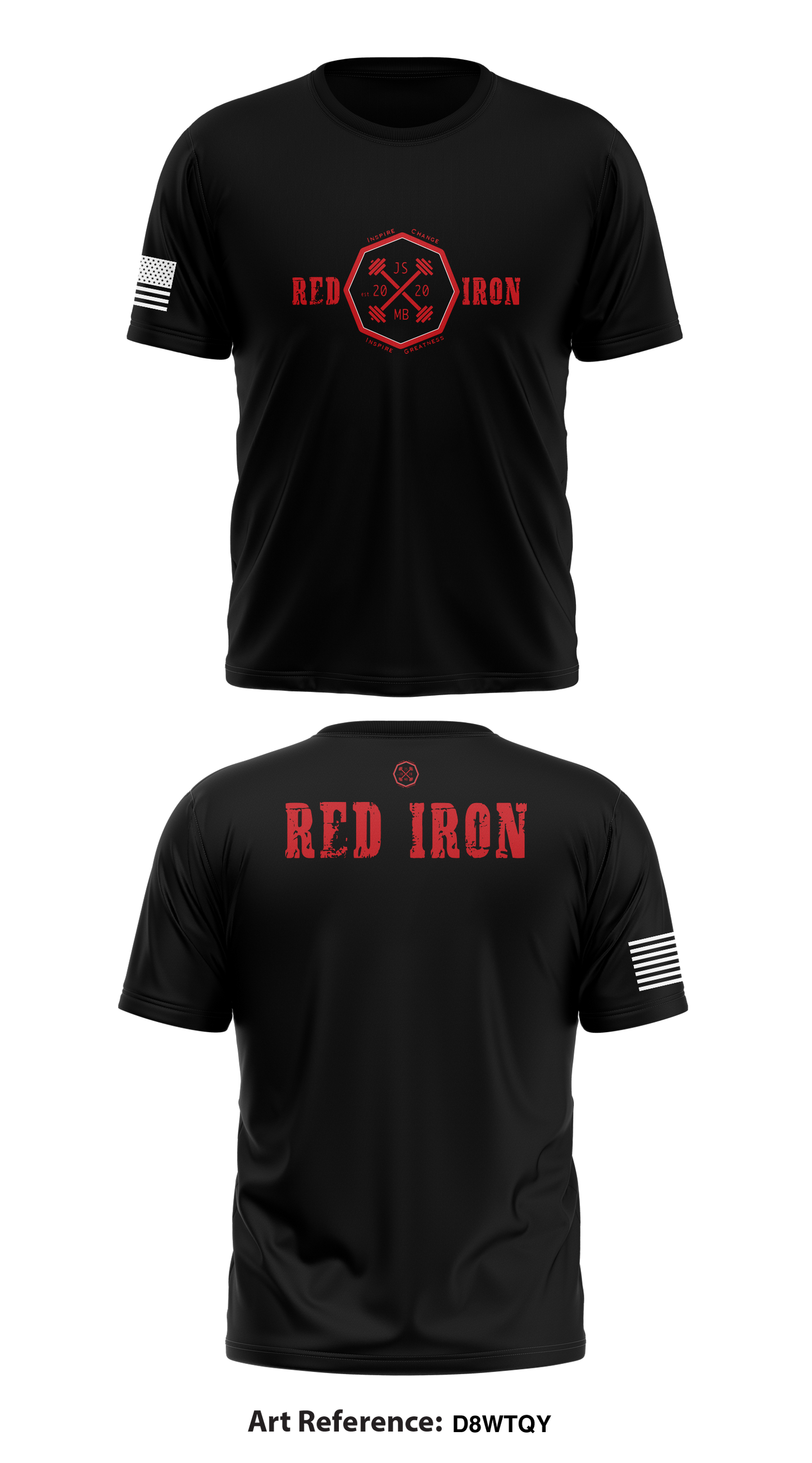 RedIron Fitness Store 1 Core Men's SS Performance Tee - d8wTqY