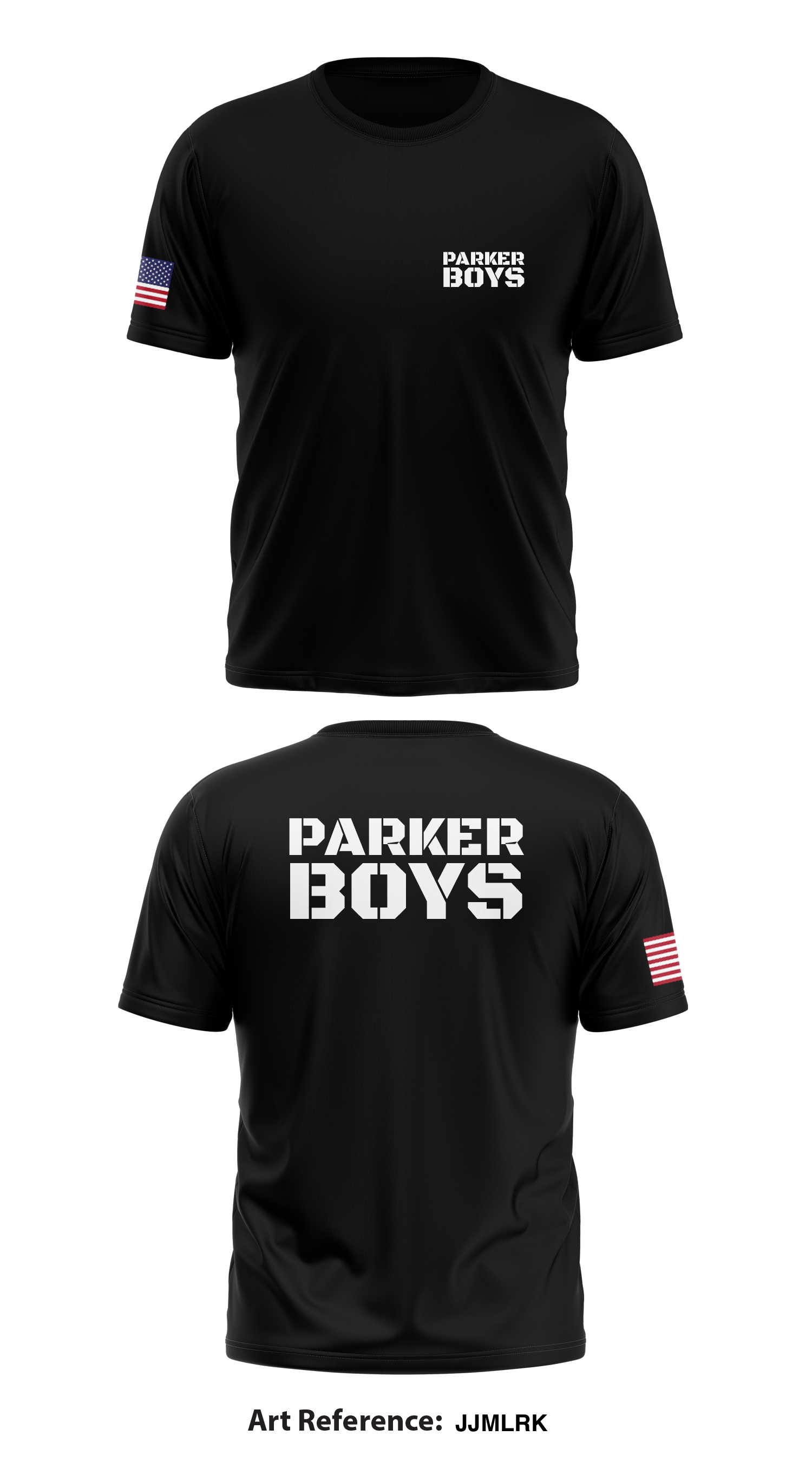 Boys black sale parker