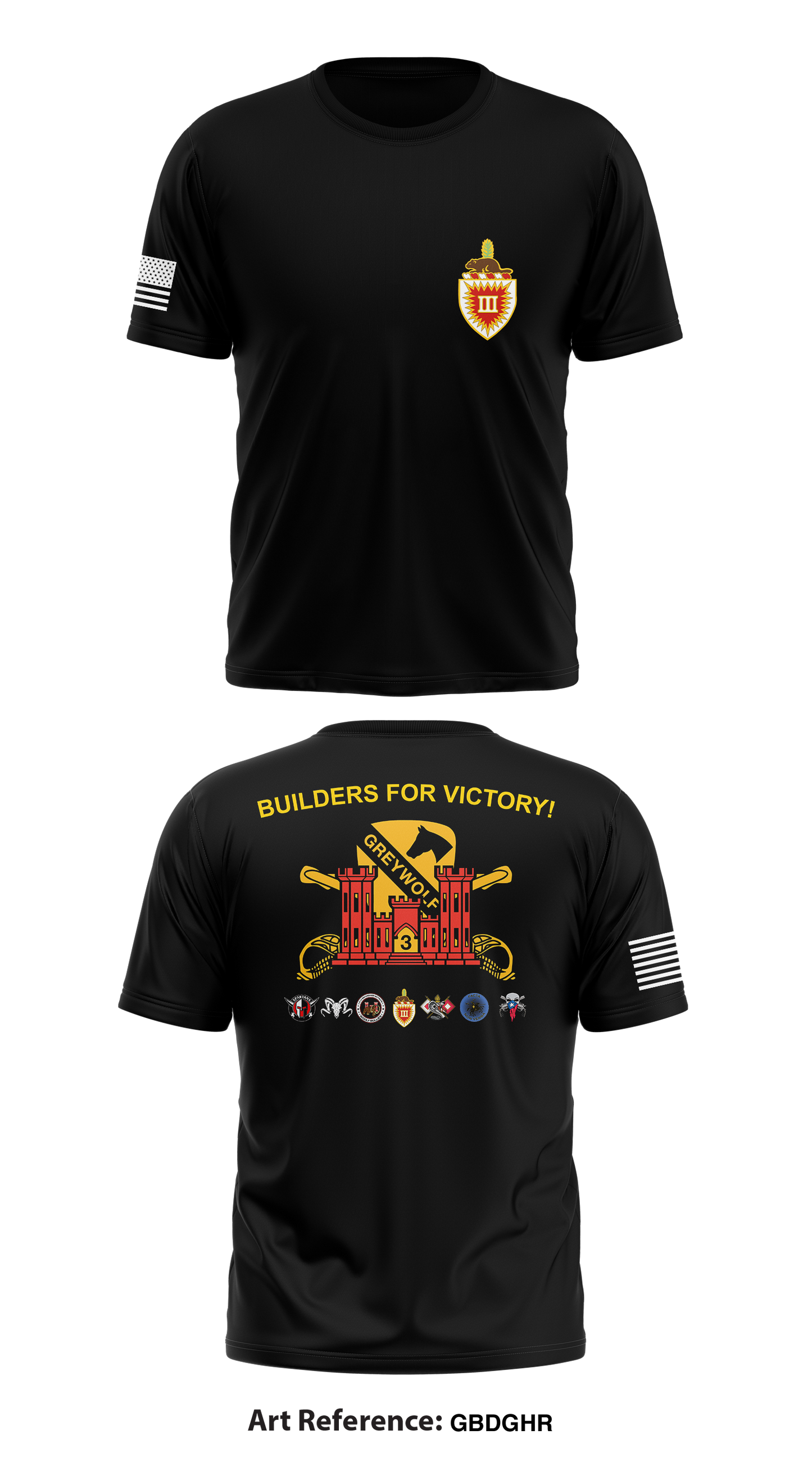 3rd Brigade Engineer Battalion Store 1 Core Men's SS Performance Tee - gBDGhr