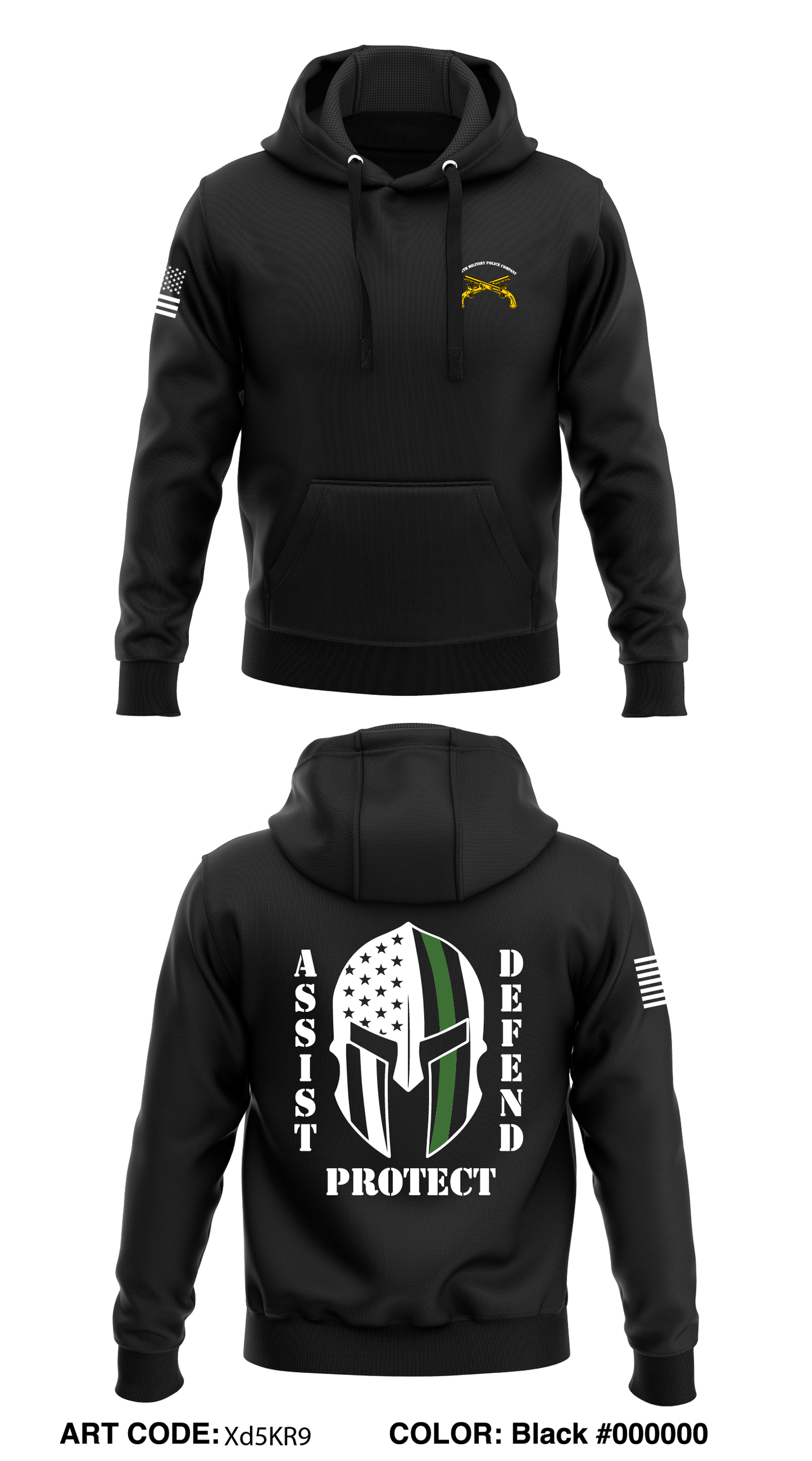 345th Military Police Company Store 1 Core Men's Hooded Performance Sweatshirt - Xd5KR9
