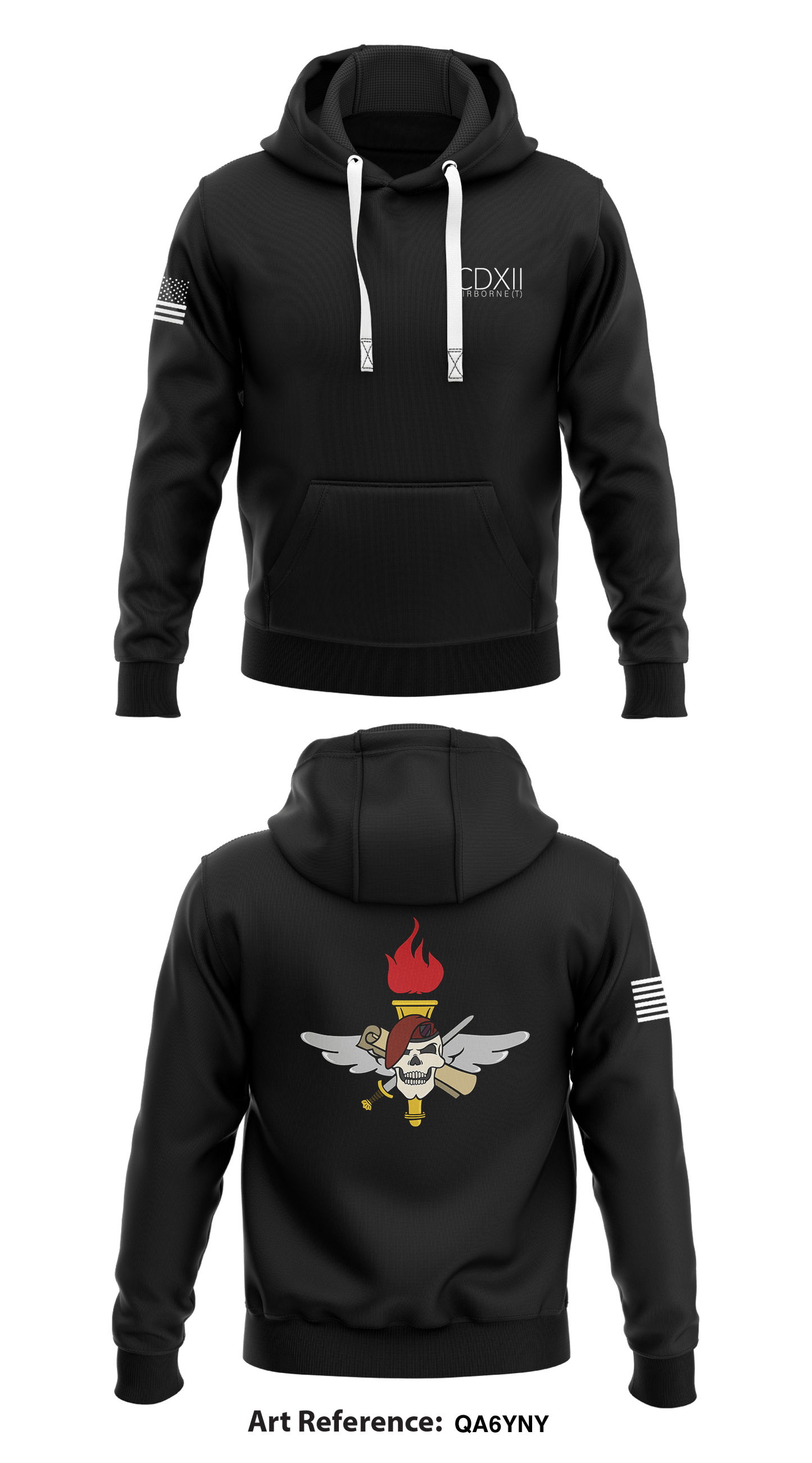 412th CA BN Store 1 Core Men's Hooded Performance Sweatshirt - QA6yny