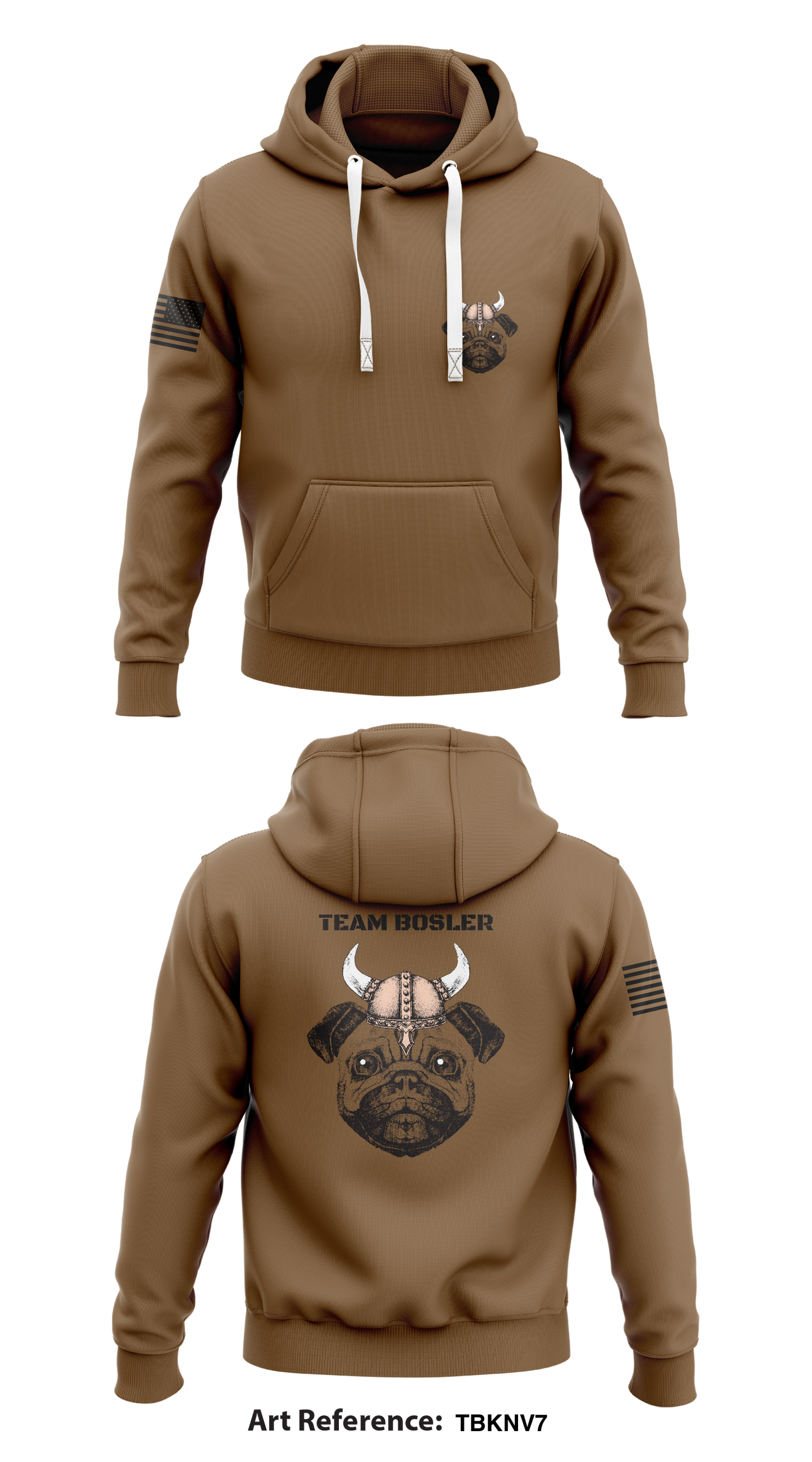 Team Bosler Store 1 Core Men's Hooded Performance Sweatshirt - tbknv7