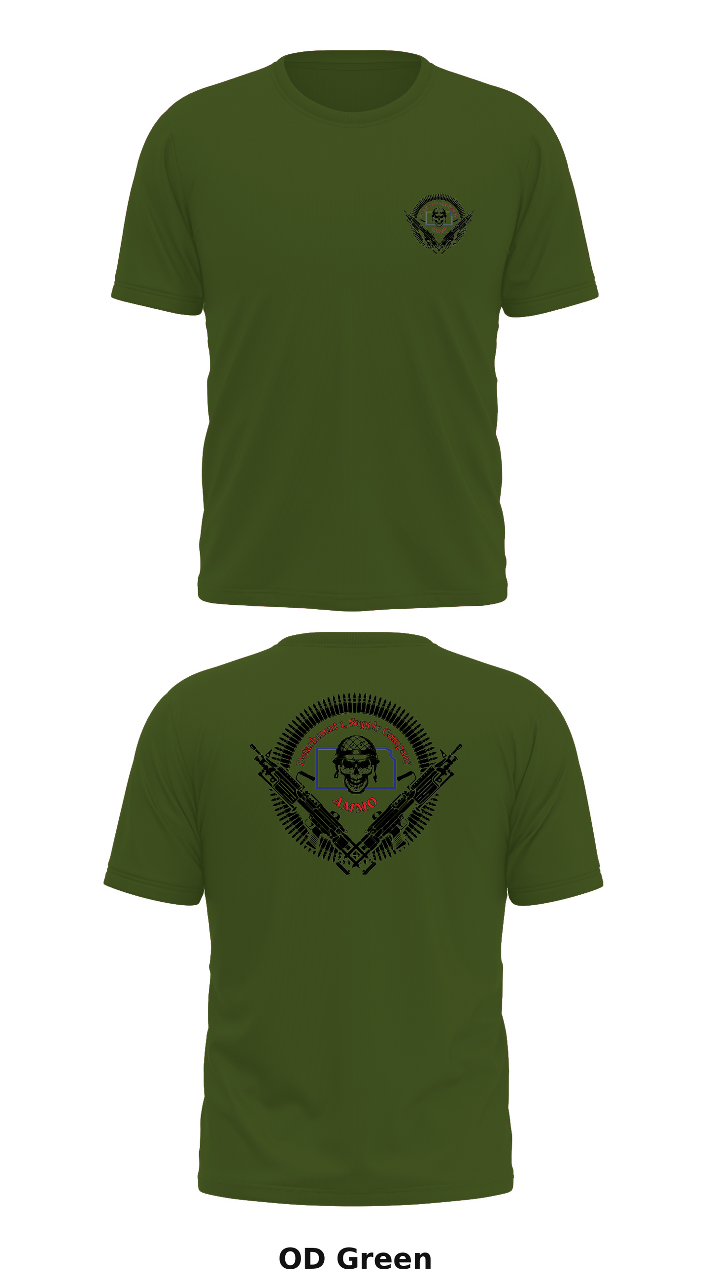 Detachment 1, Supply Company Store 1 Core Men's SS Performance Tee - 83518988108