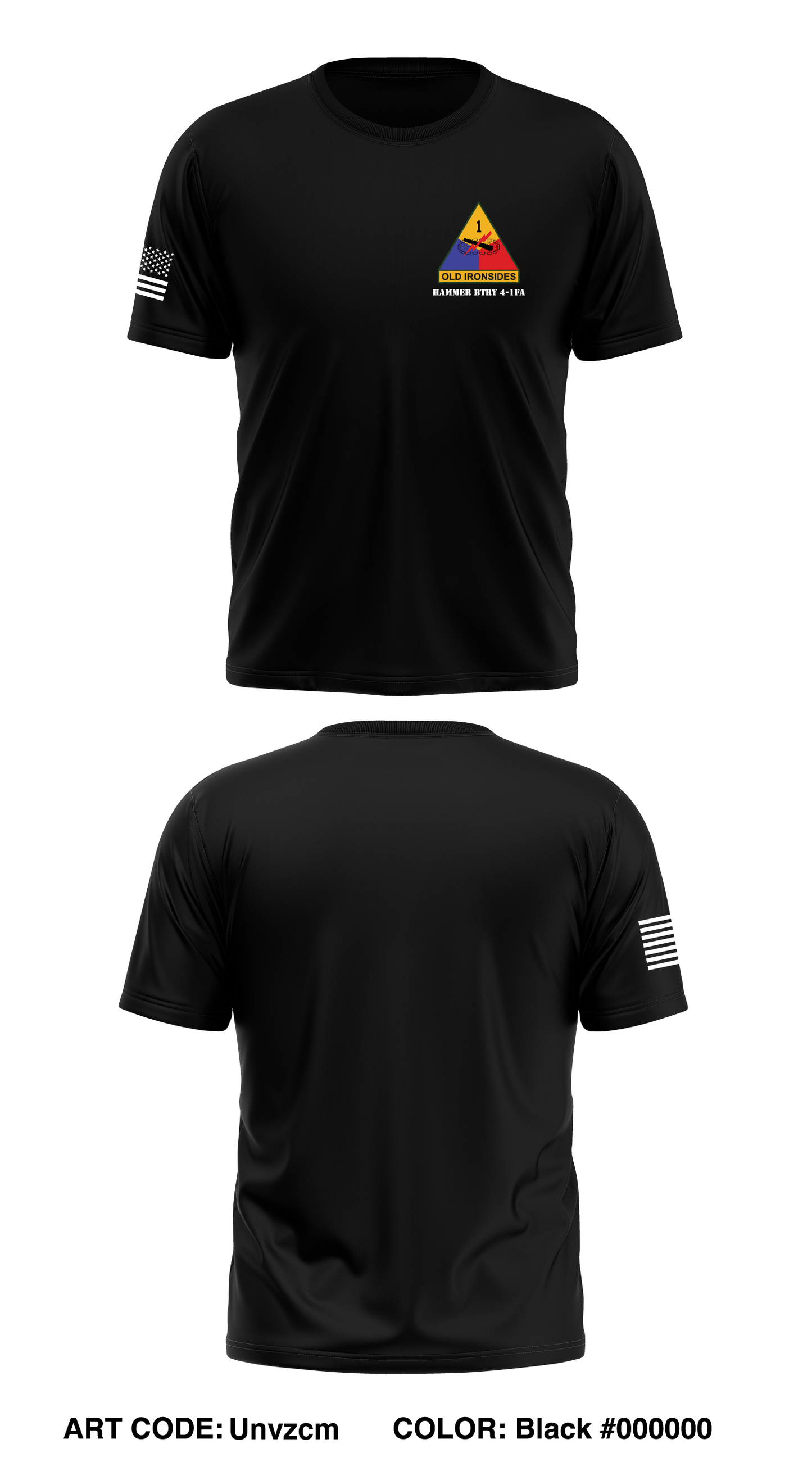 Hammer Btry 4-1FA Store 1 Core Men's SS Performance Tee - Unvzcm