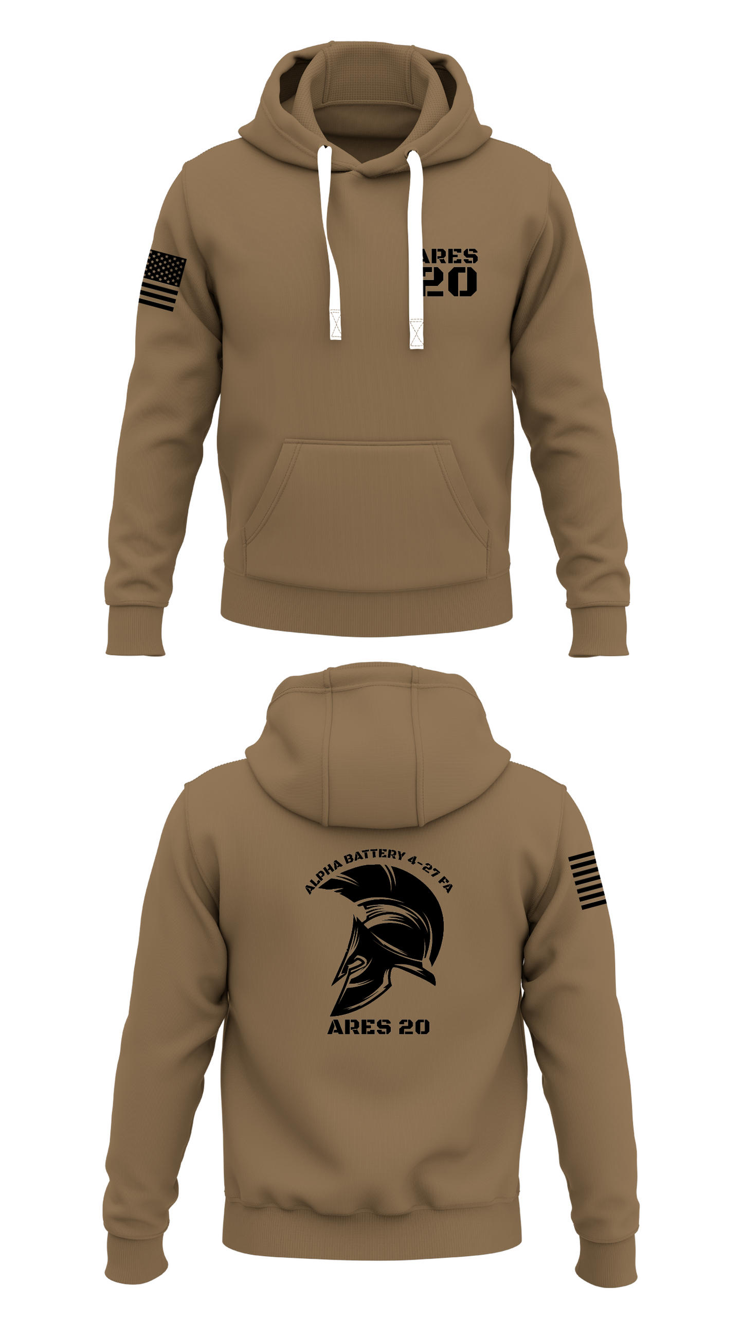 Alpha Battery 4-27 FA Store 1 Core Men's Hooded Performance Sweatshirt - 99126391052