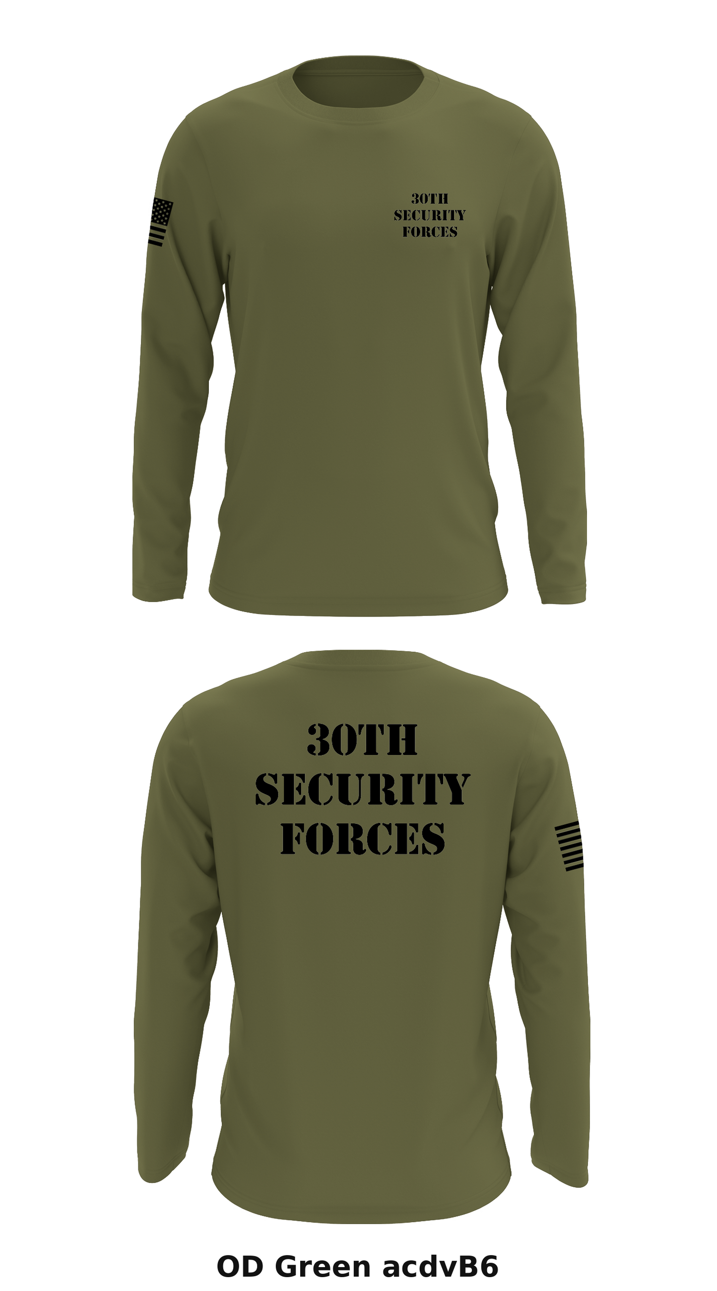 30th Security Forces Store 1 Core Men's LS Performance Tee - acdvB6