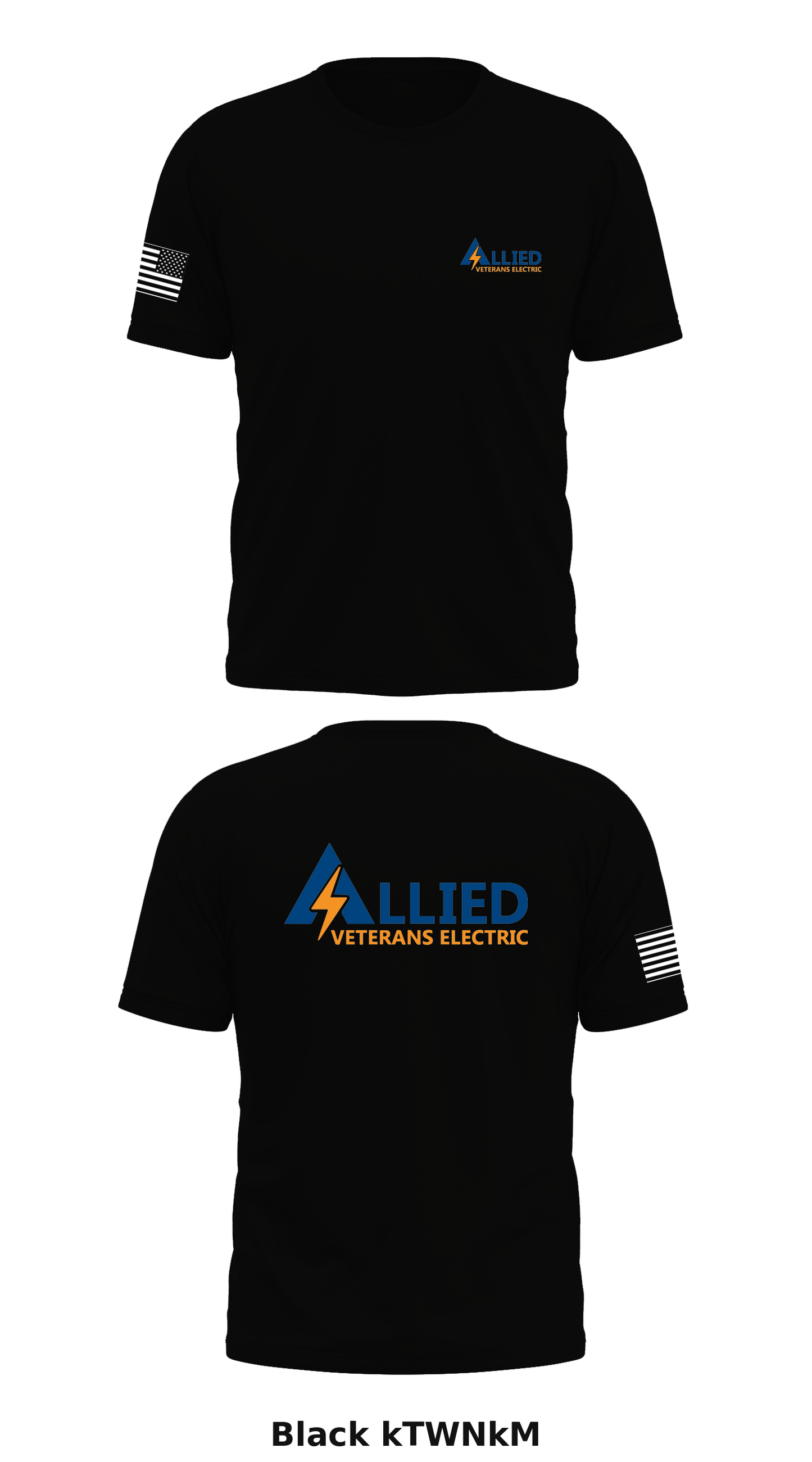 Allied veterans electric Store 1 Core Men's SS Performance Tee - kTWNkM