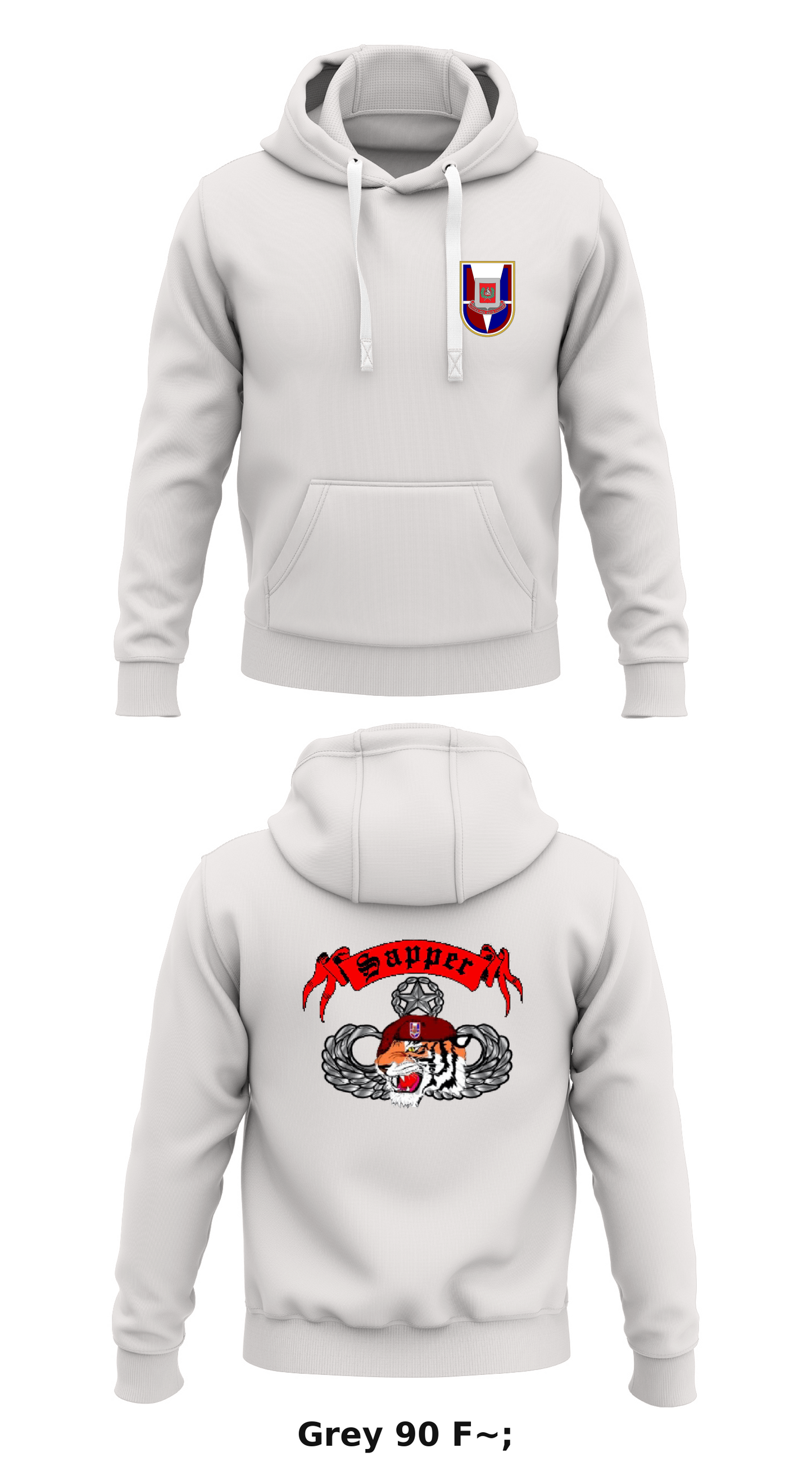 27TH ENGINEER BATTALION (AIRBORNE) STORE 1 Core Men's Hooded Performance Sweatshirt - F~;