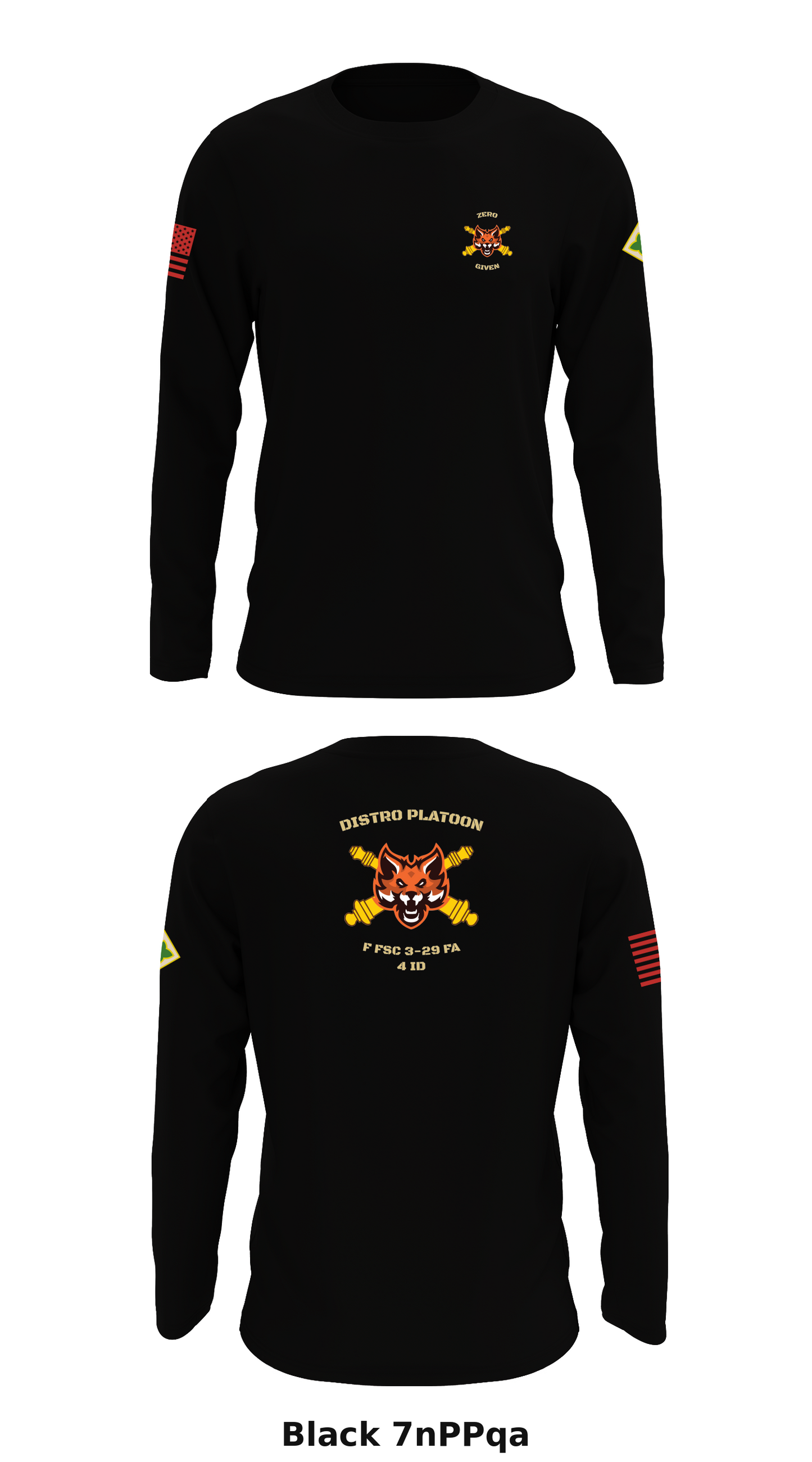 F Sfc 3-29, 4th ID Store 1 Core Men's LS Performance Tee - 7nPPqa