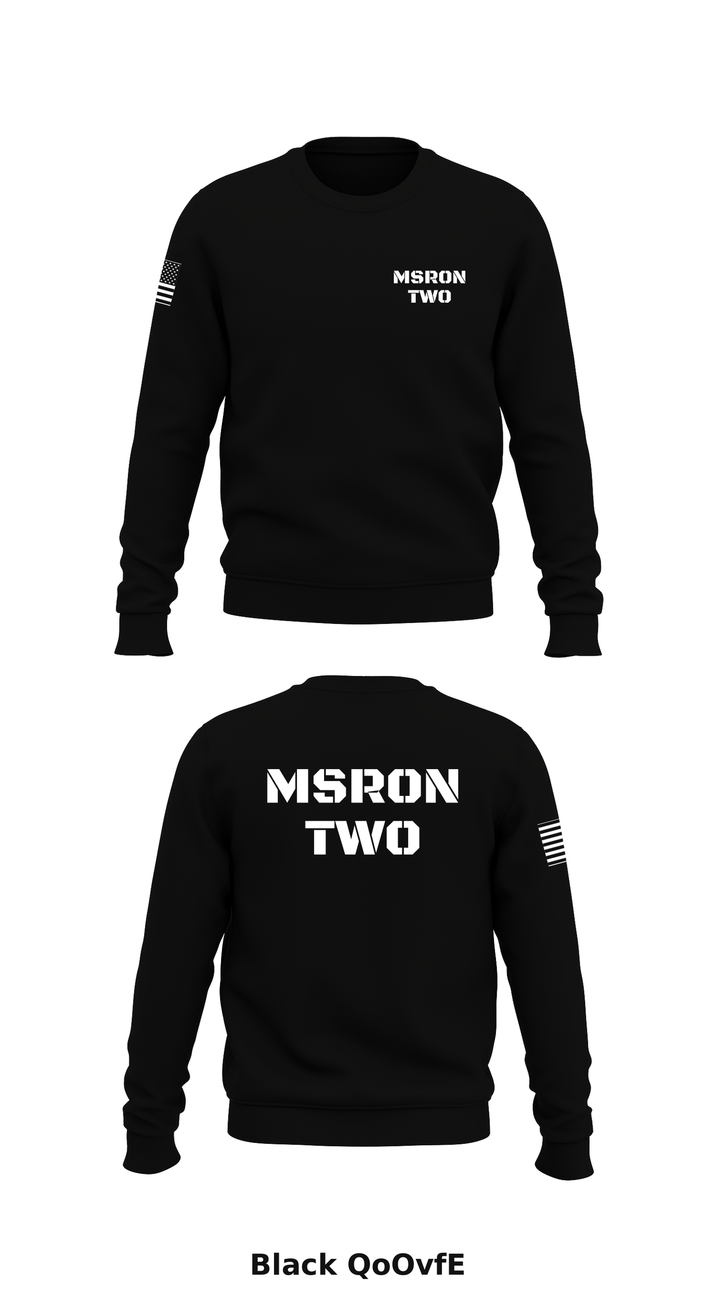 MSRON TWO Store 1 Core Men's Crewneck Performance Sweatshirt - QoOvfE