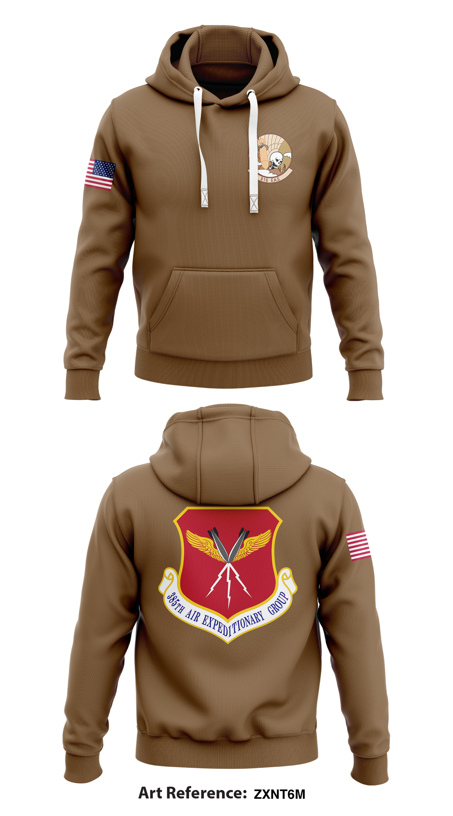 816 EAS Det 1 Store 1 Core Men's Hooded Performance Sweatshirt - ZXNt6m