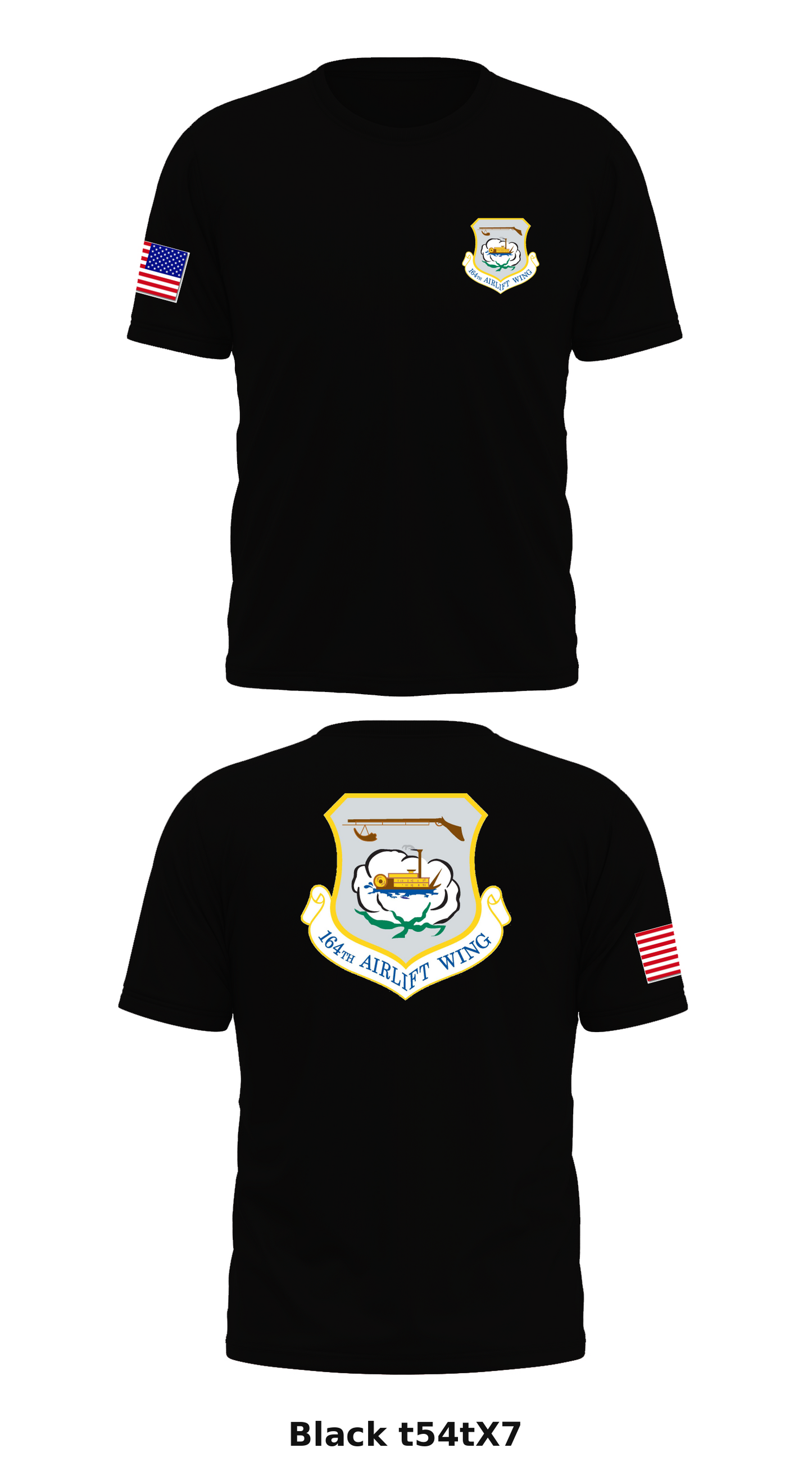 164th Airlift Wing Store 1 Core Men's SS Performance Tee - t54tX7