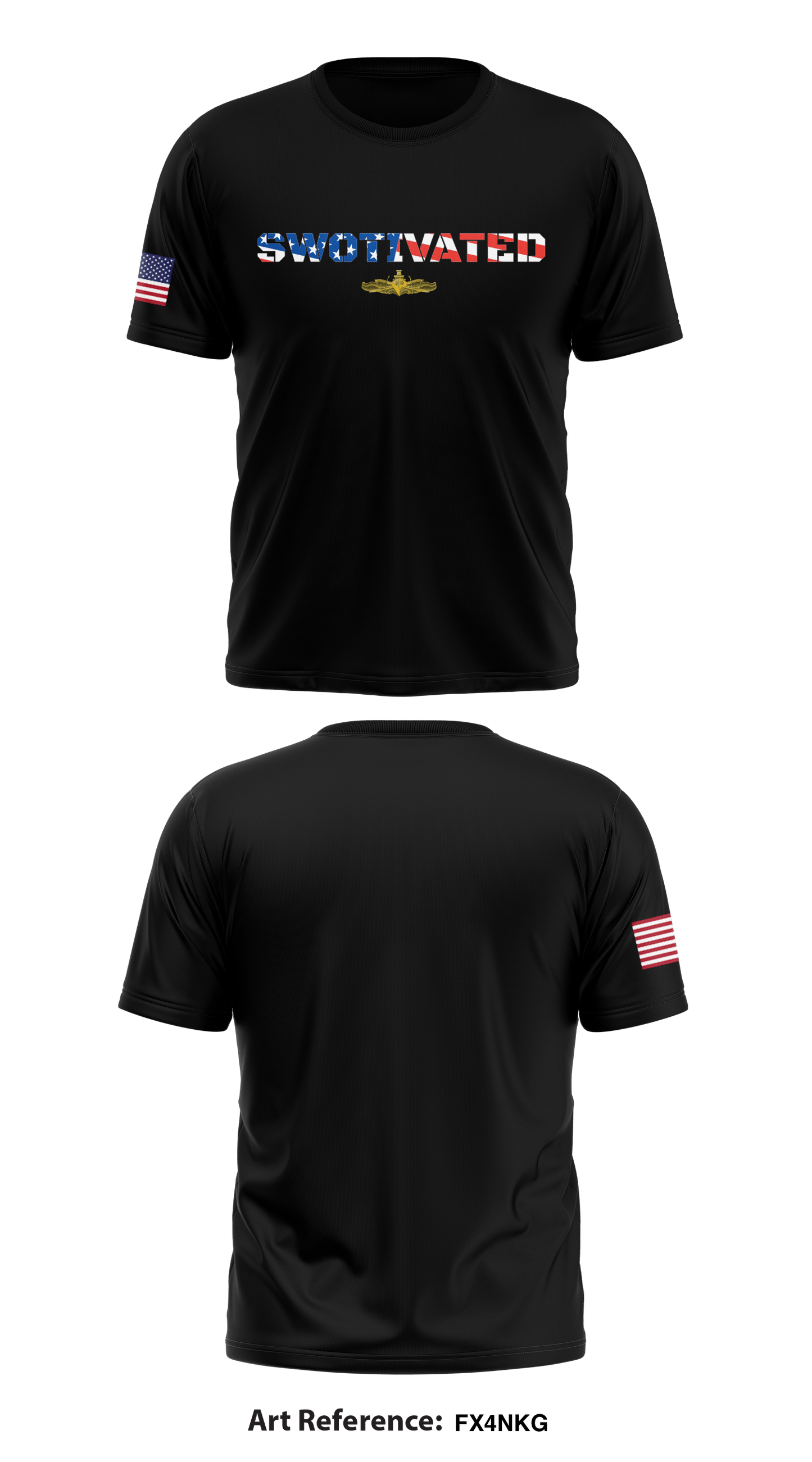 Surface Warfare Officer Store 1 Core Men's SS Performance Tee - Fx4NKG