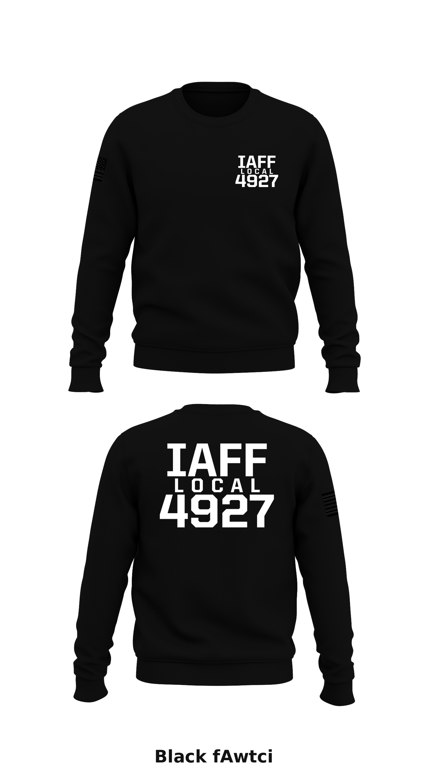 IAFF Local 4927 Store 1 Core Men's Crewneck Performance Sweatshirt - fAwtci