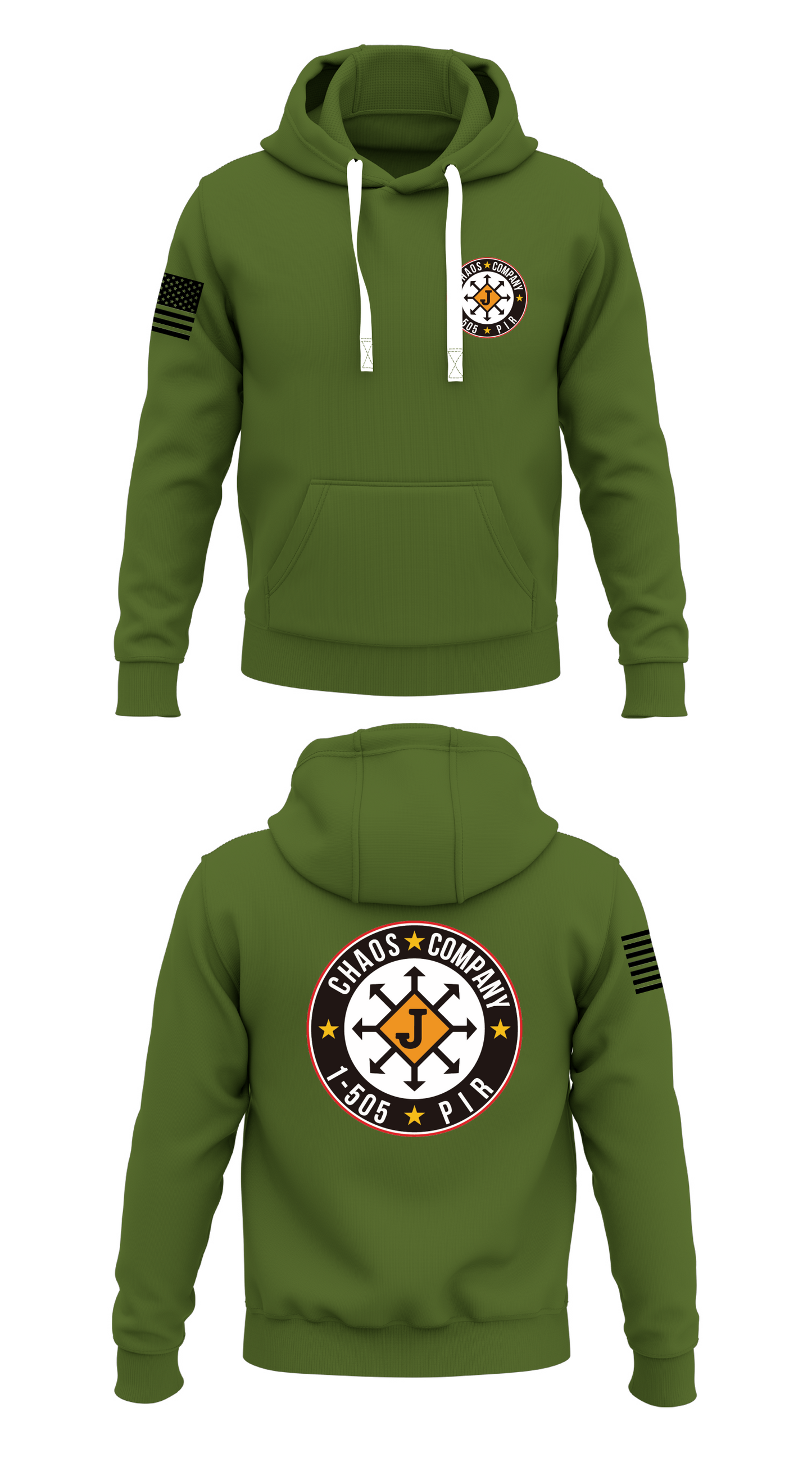 Chaos Company, 1-55 PIR Store 1 Core Men's Hooded Performance Sweatshirt - 61102040485