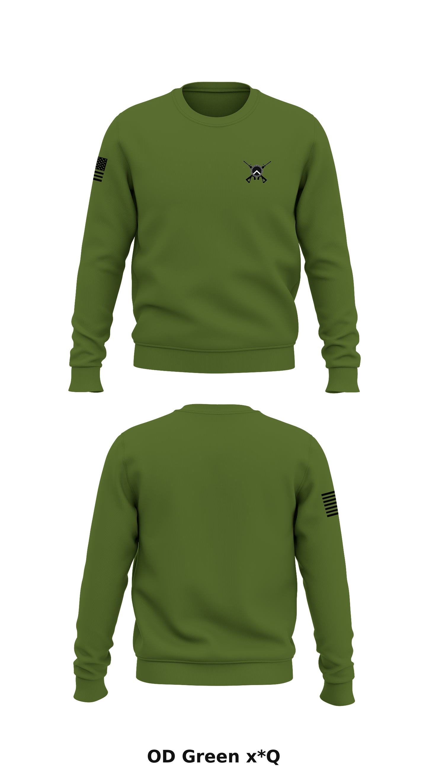 GCRTA Emergency Service Team (EST) Store 1 Core Men's Crewneck Performance Sweatshirt - x*Q