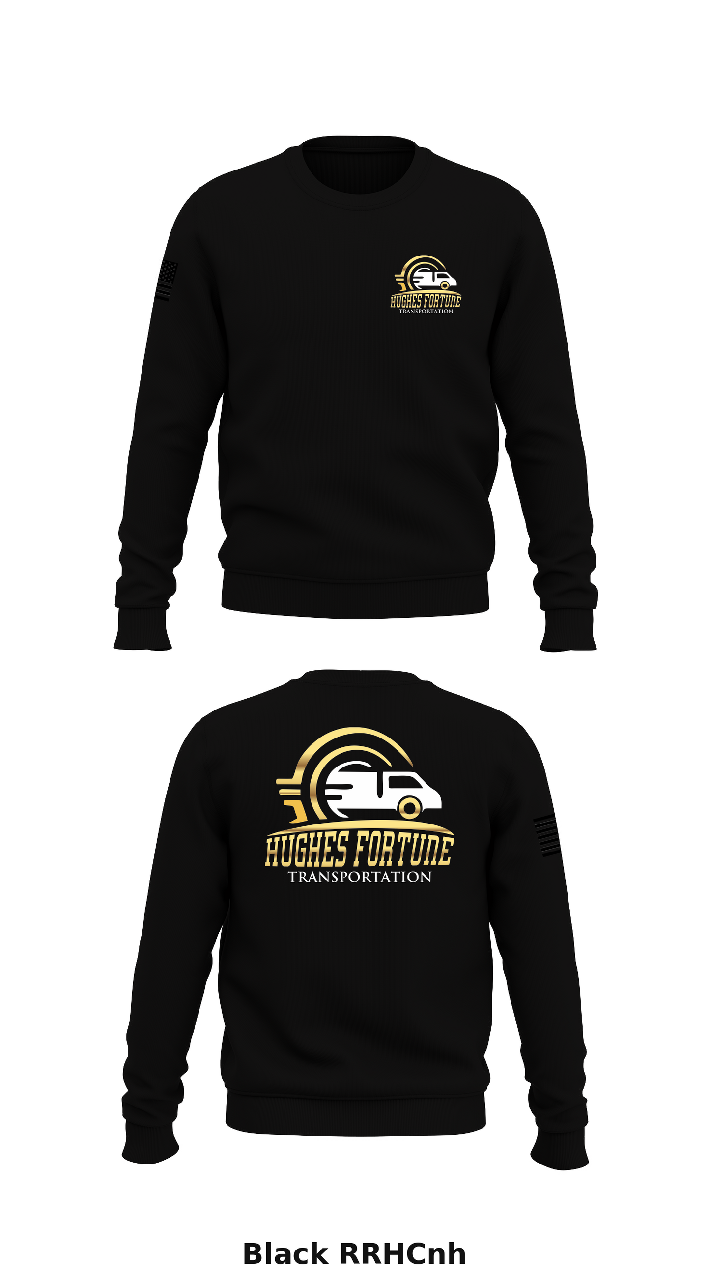Hughes Fortune Transportation Store 1 Core Men's Crewneck Performance Sweatshirt - RRHCnh