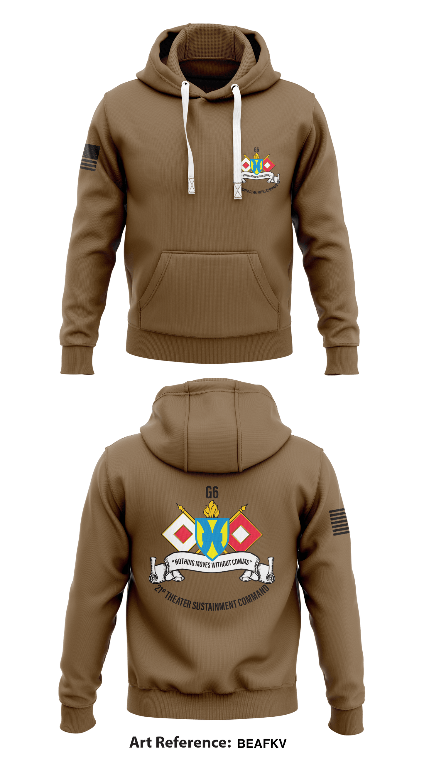 21st Theater Sustainment Command - G6 Store 1 Core Men's Hooded Performance Sweatshirt - bEAfkV