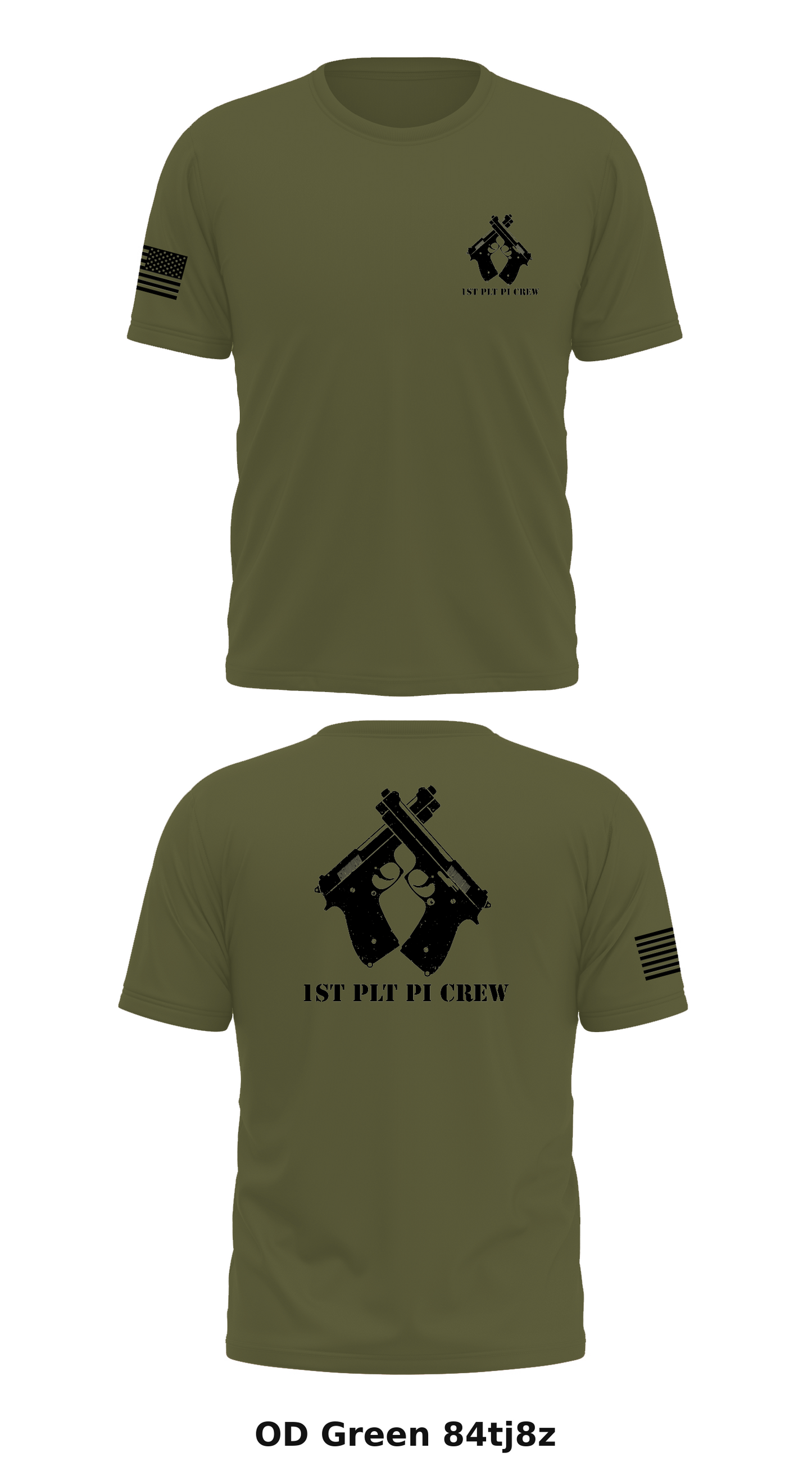 MCRD Pmo 1st Plt Store 1 Core Men's SS Performance Tee - 84tj8z