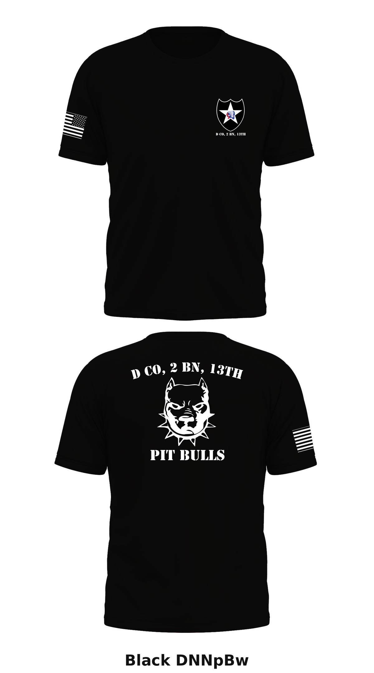 D Co, 2 BN, 13th Store 1 Core Men's SS Performance Tee - DNNpBw