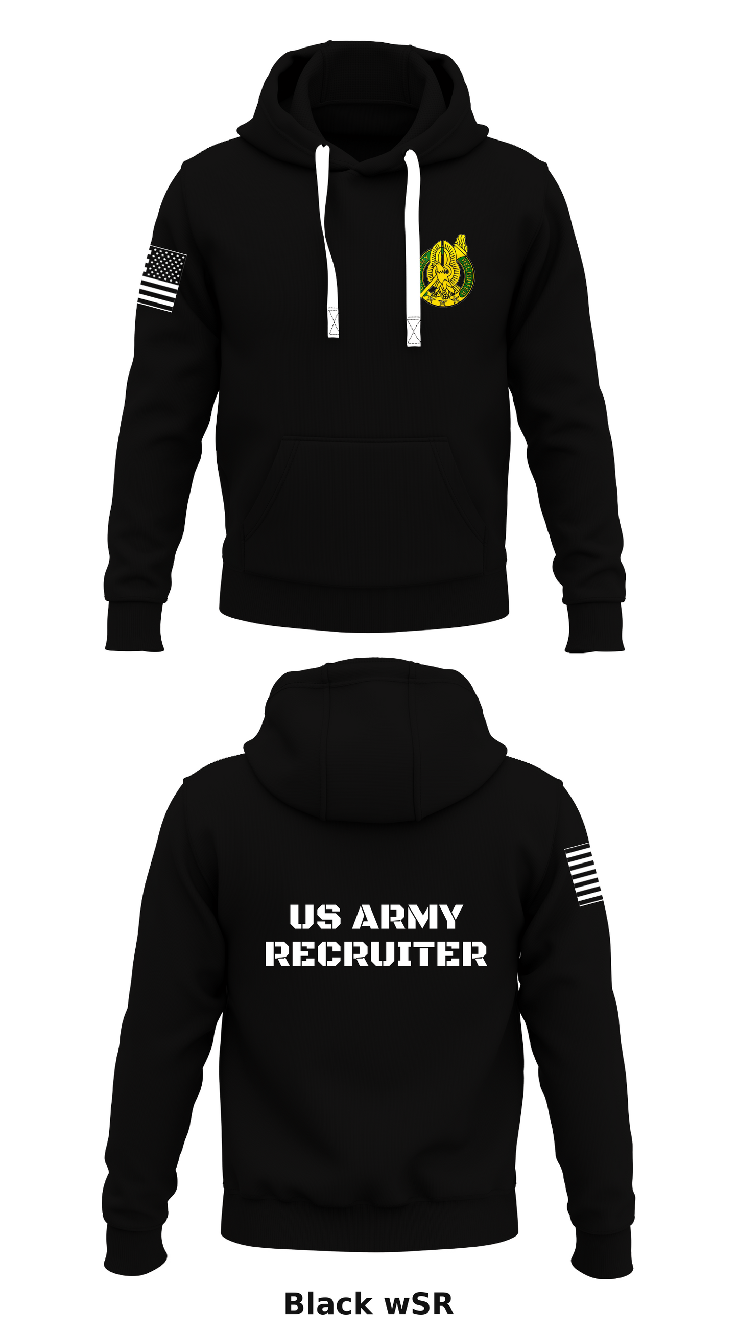 Recruiter Store 1 Core Men's Hooded Performance Sweatshirt - wSR