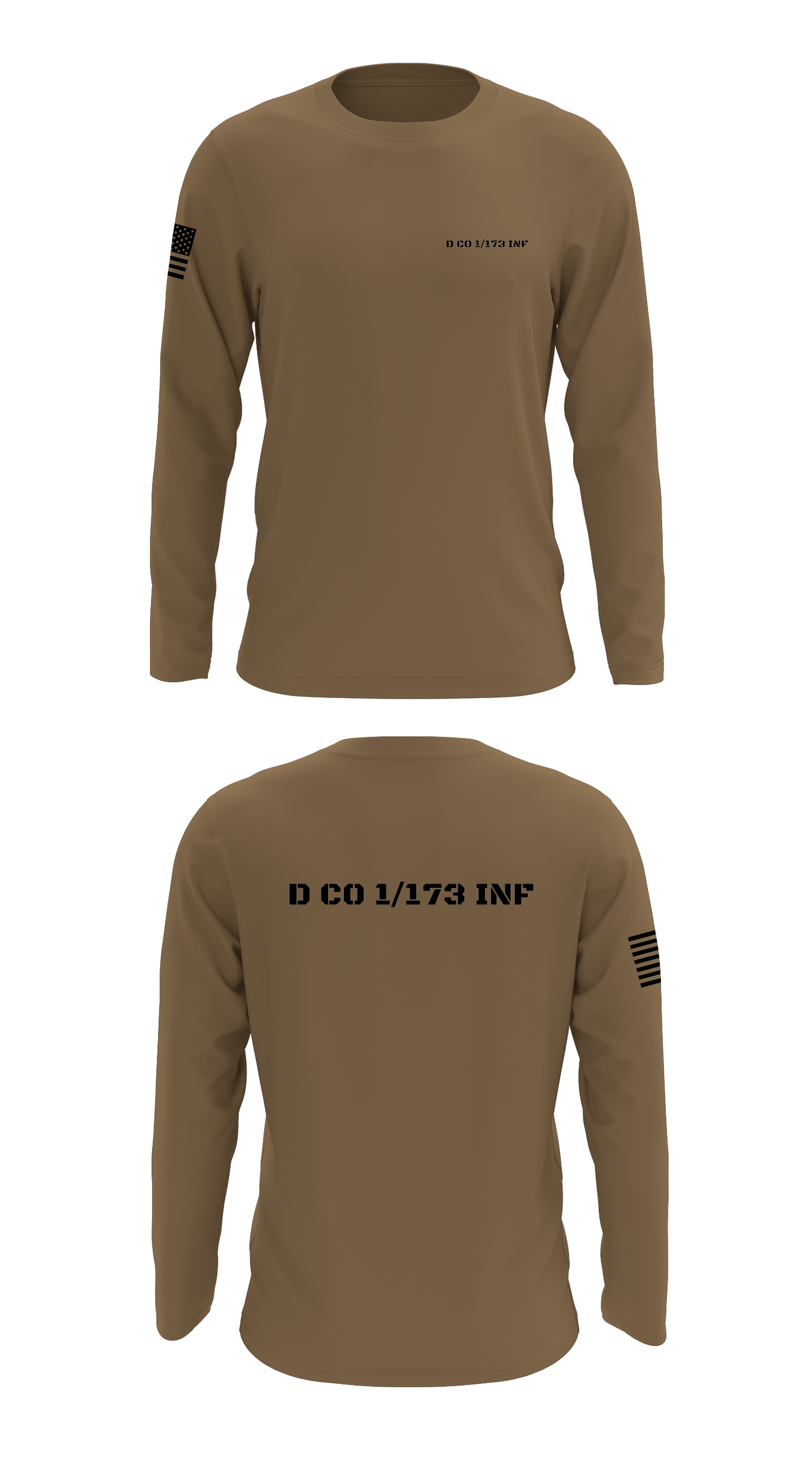 D Co 1/173 INF Store 1 Core Men's LS Performance Tee - 54244924083