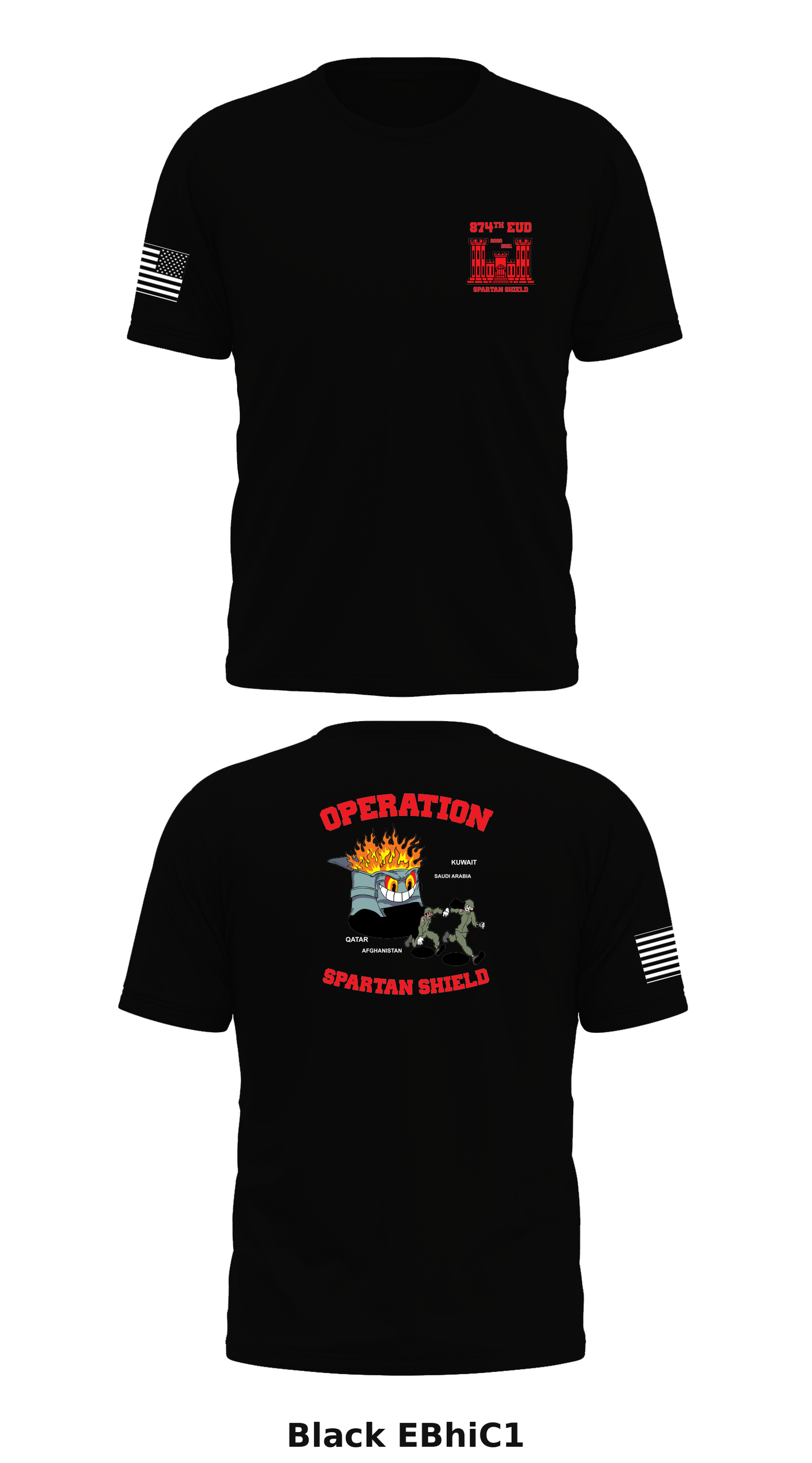 874 EUD Store 1 Core Men's SS Performance Tee - EBhiC1