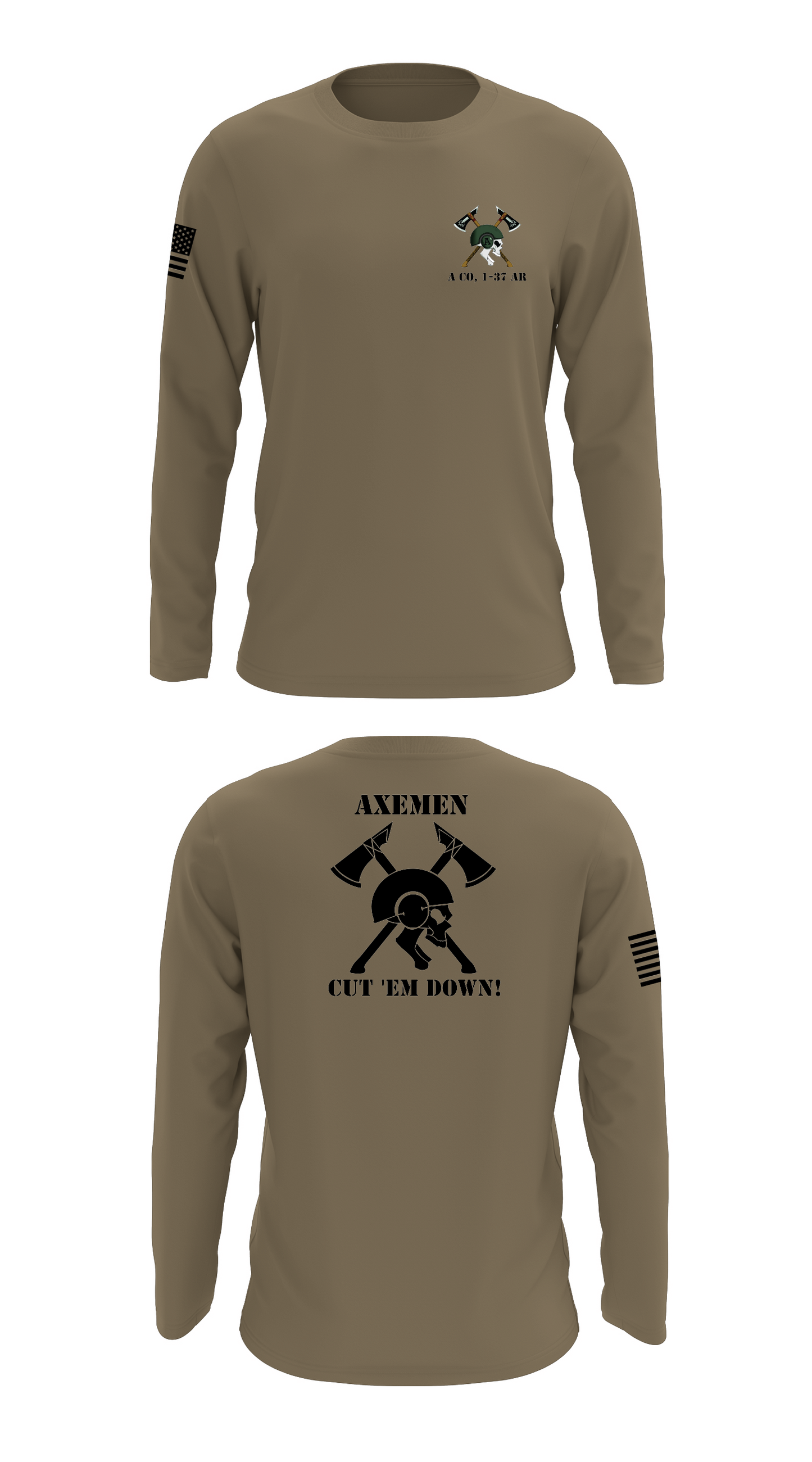 A Co, 1-37 AR Store 1 Core Men's LS Performance Tee - 36985824747