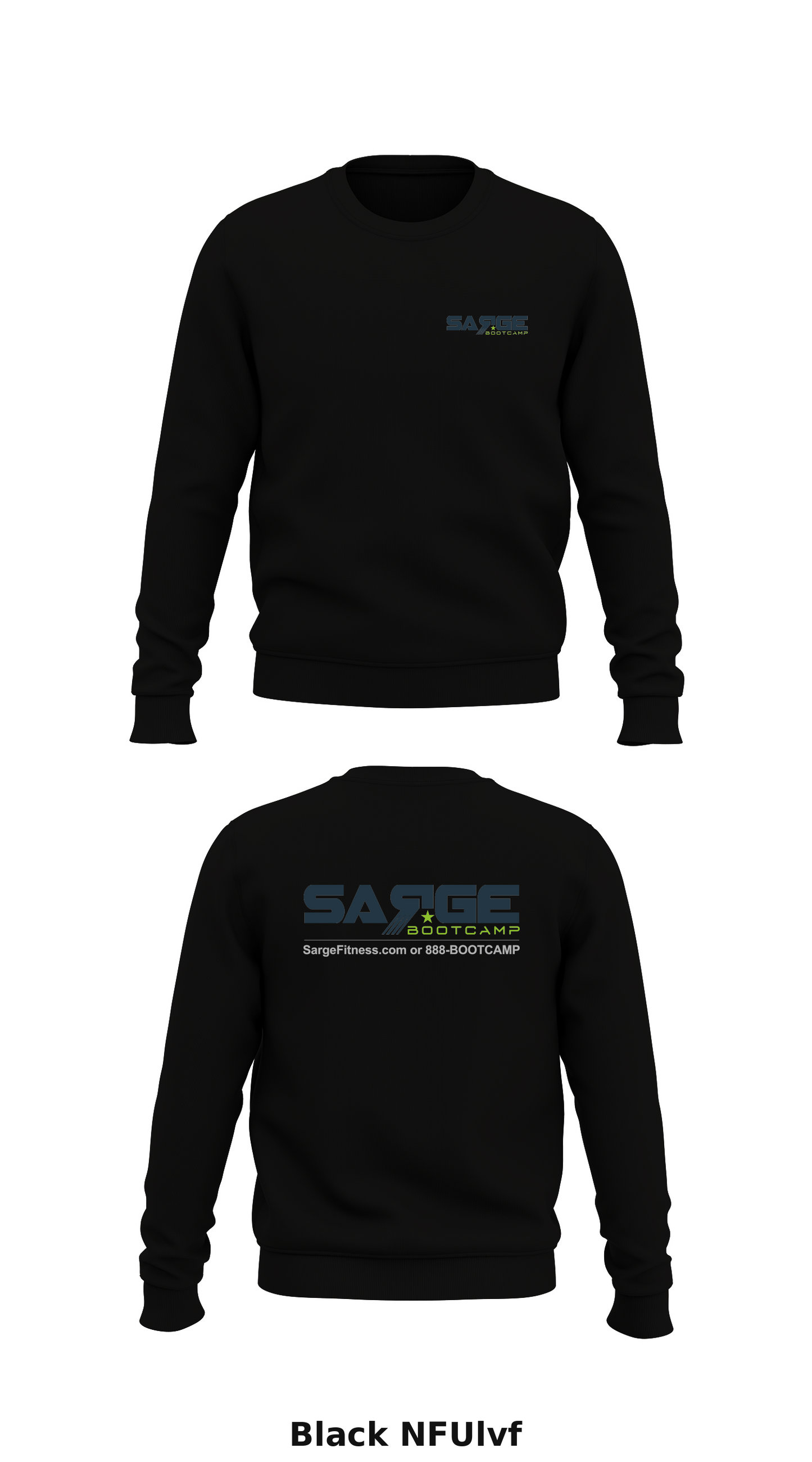 Sarge Boot Camp Store 1 Core Men's Crewneck Performance Sweatshirt - NFUlvf