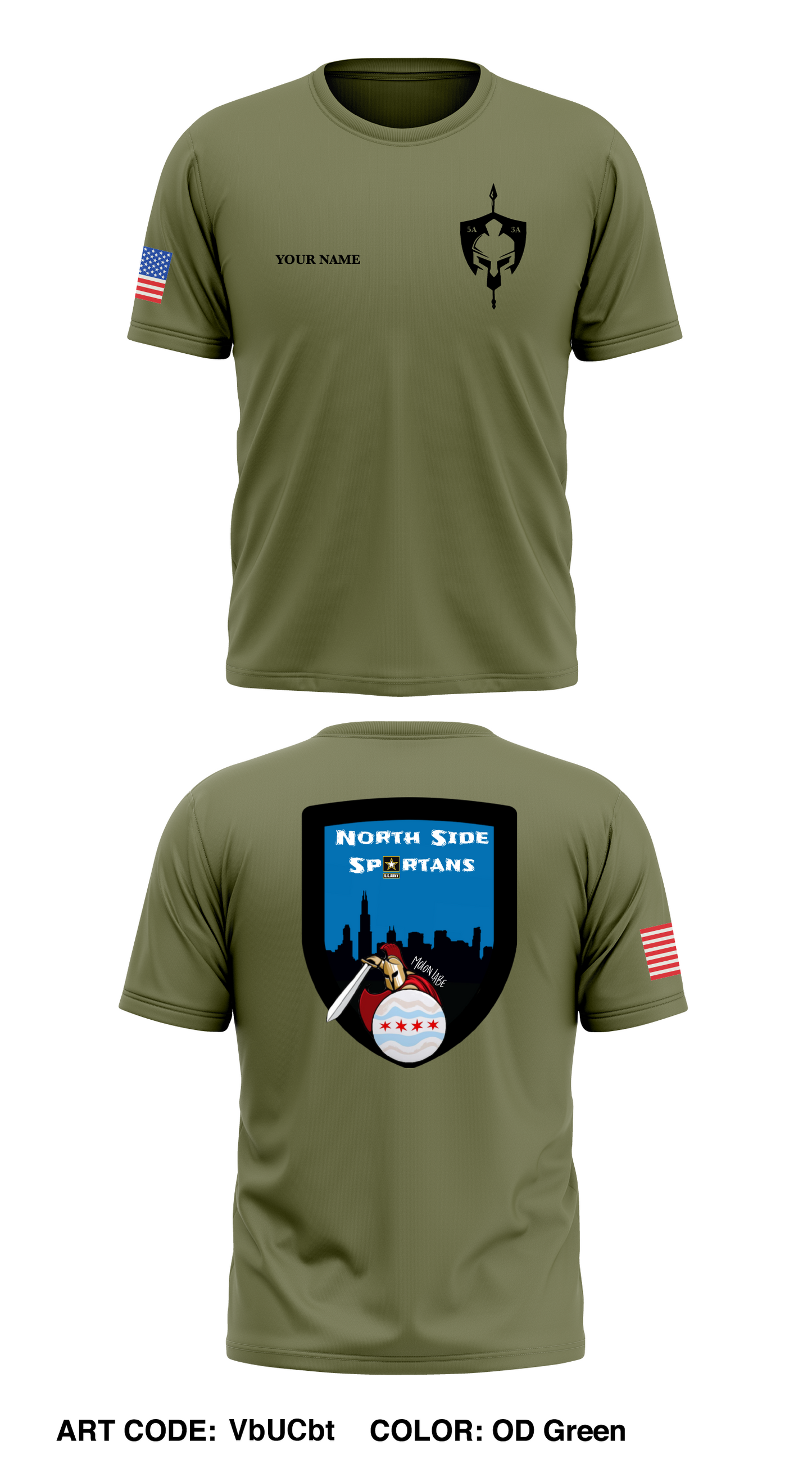 North Side Store 1 Core Men's SS Performance Tee - VbUCbt