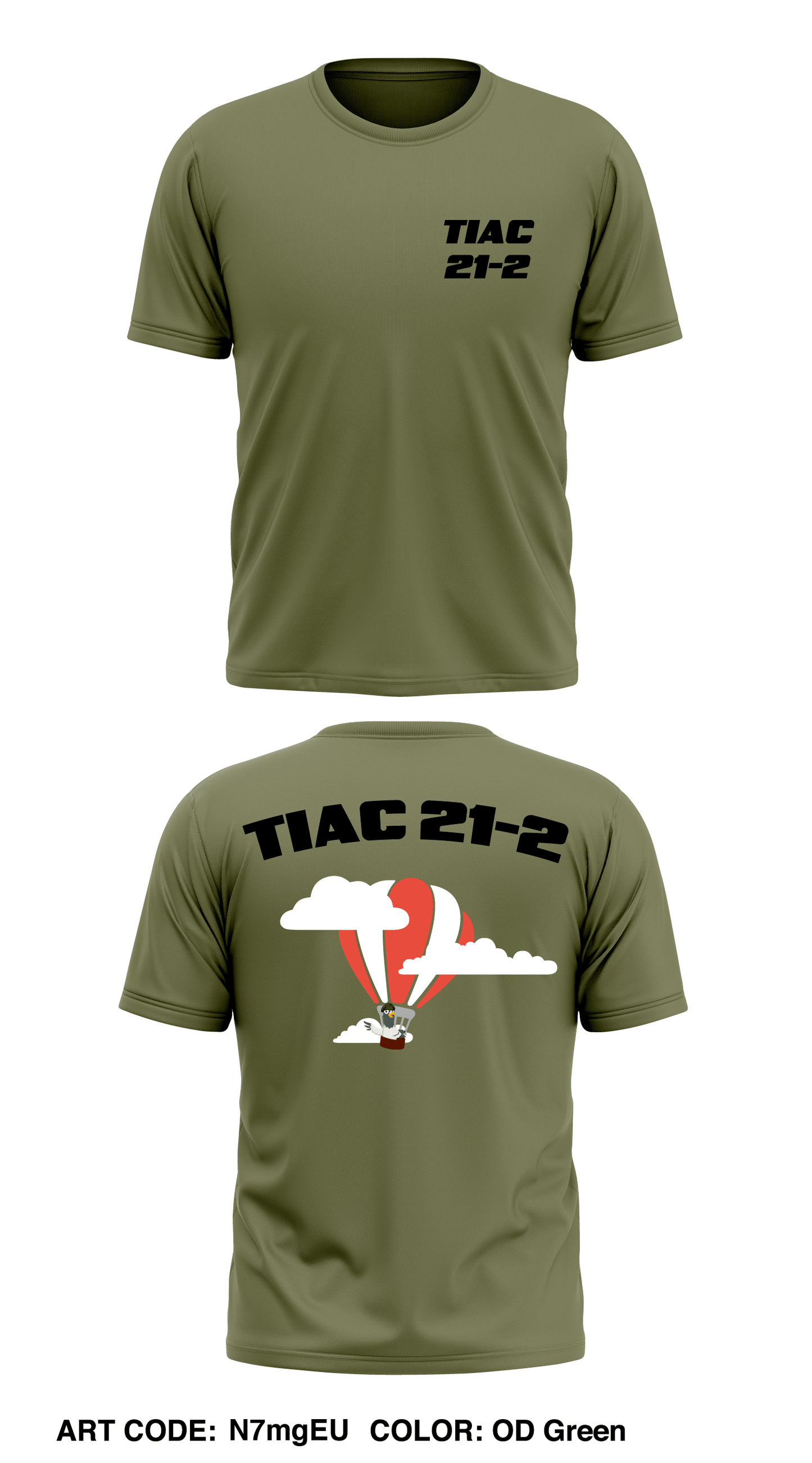 TIAC 21-2 Store 1 Core Men's SS Performance Tee - N7mgEU