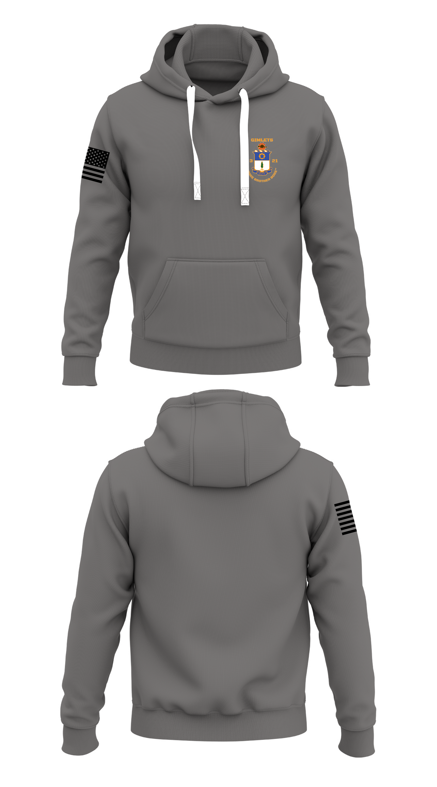 3/21 infantry store 1 Core Men's Hooded Performance Sweatshirt - 79946930260