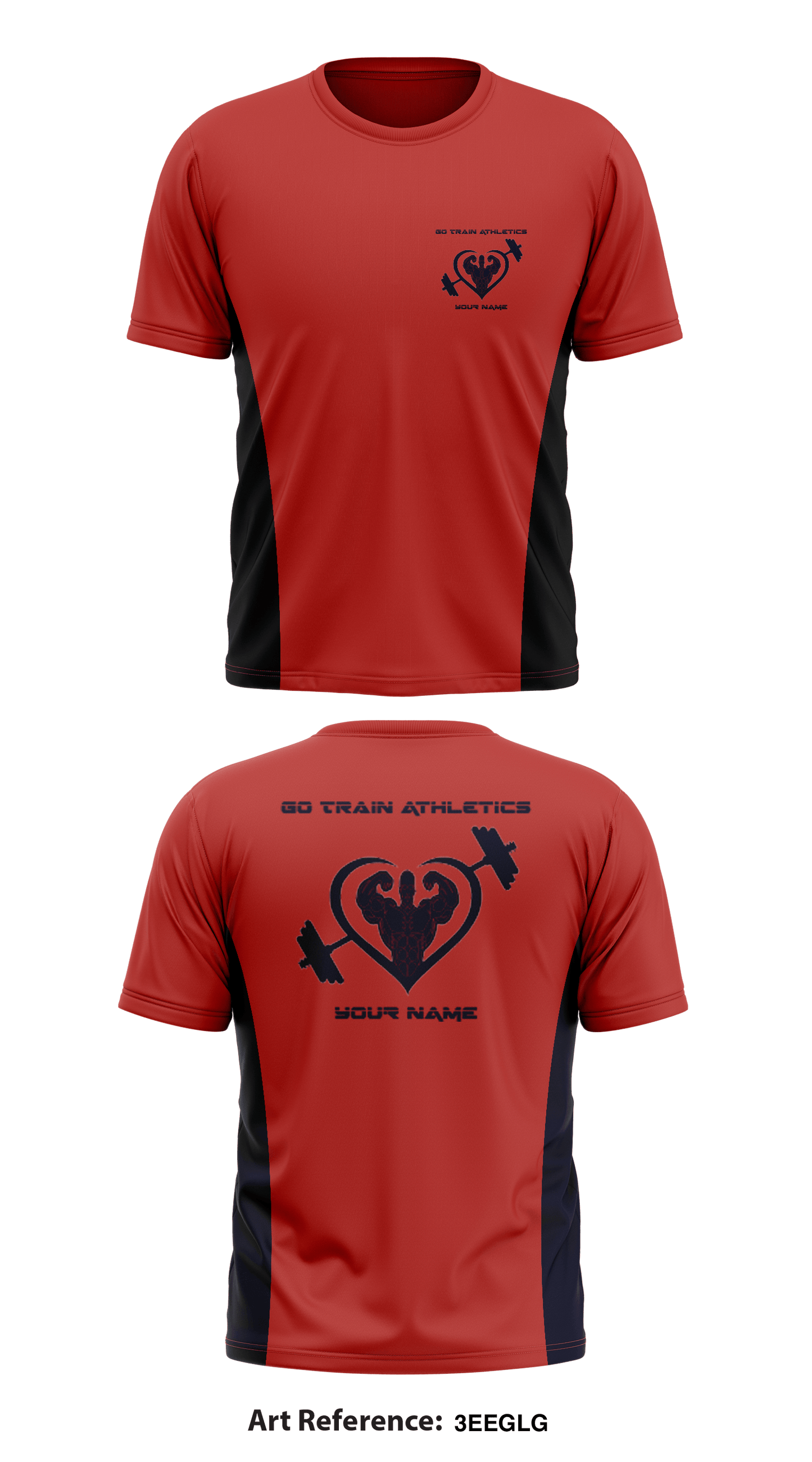 Go Train Athletics Store 1 Core Men's SS Performance Tee - 3EegLg