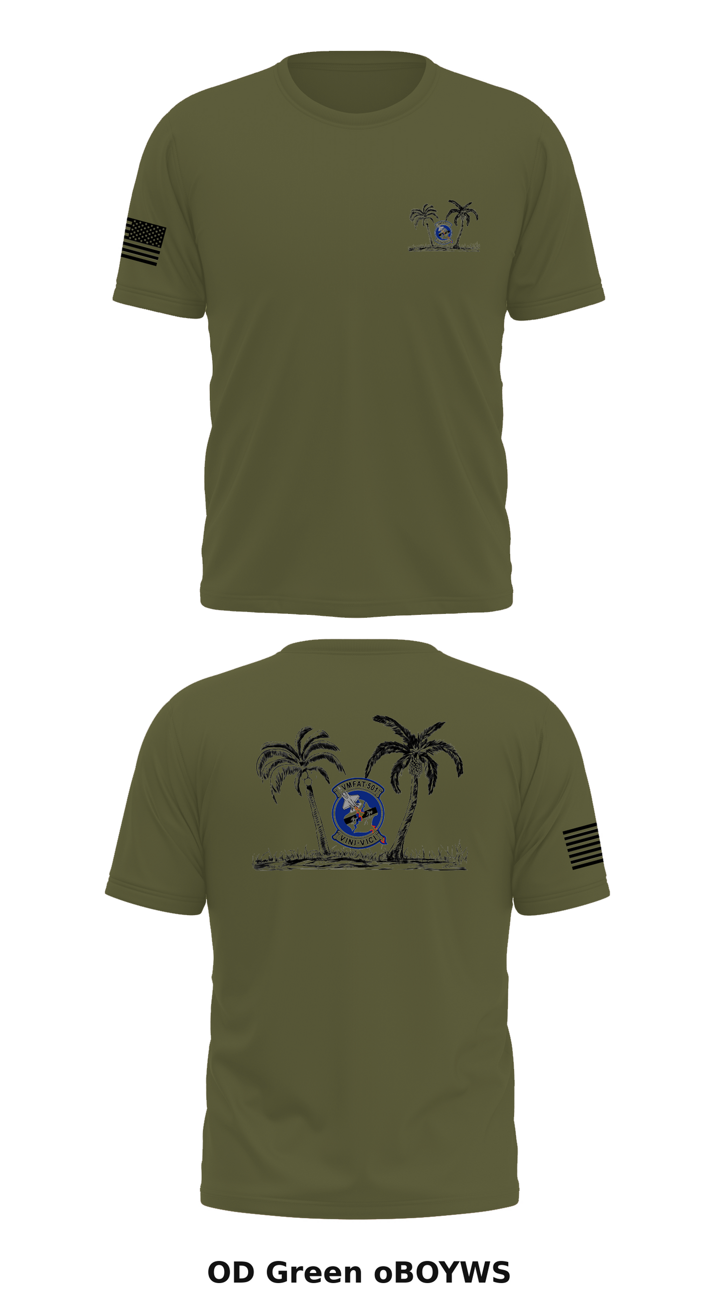 VMFAT 501 Store 1 Core Men's SS Performance Tee - oBOYWS
