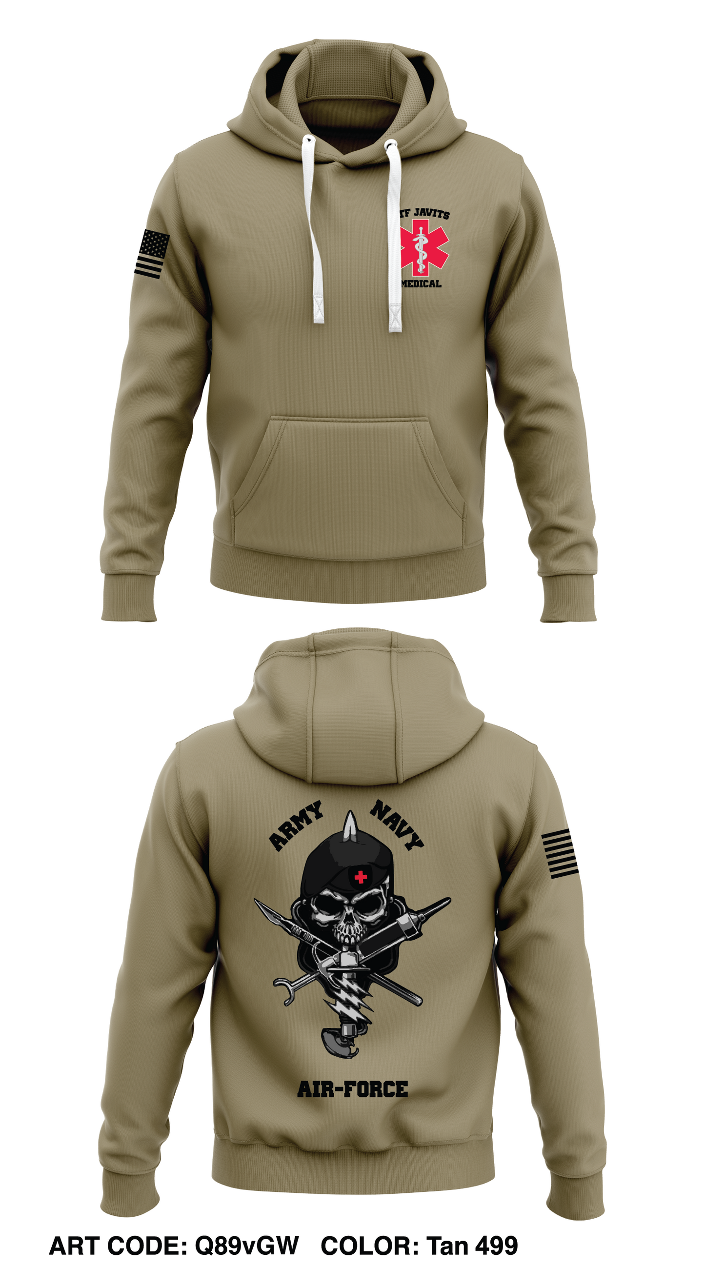 JTF Javits Medical Store 1 Core Men's Hooded Performance Sweatshirt - Q89vGW
