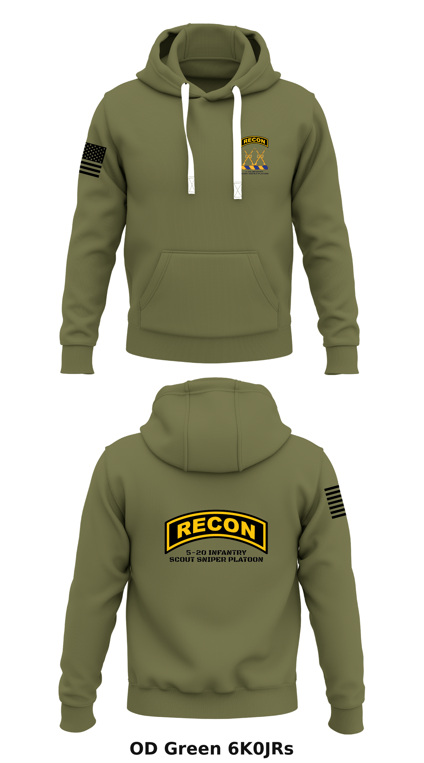 5-20 INFANTRY SCOUT/SNIPER PLATOON Store 1 Core Men's Hooded Performance Sweatshirt - 6K0JRs